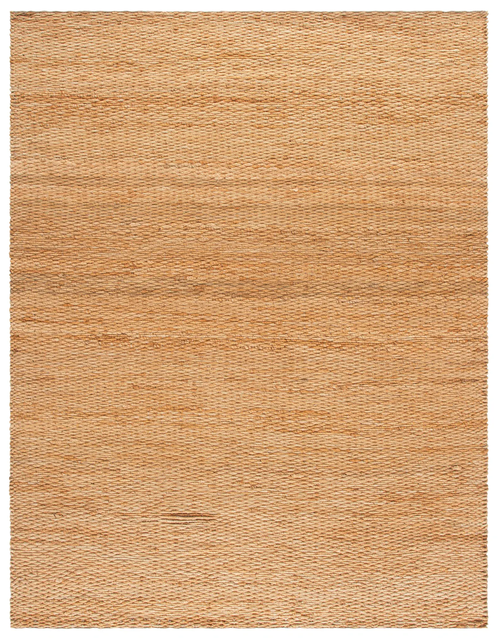 Natural Fiber Chunky Basketweave Hand-Woven Jute Rug