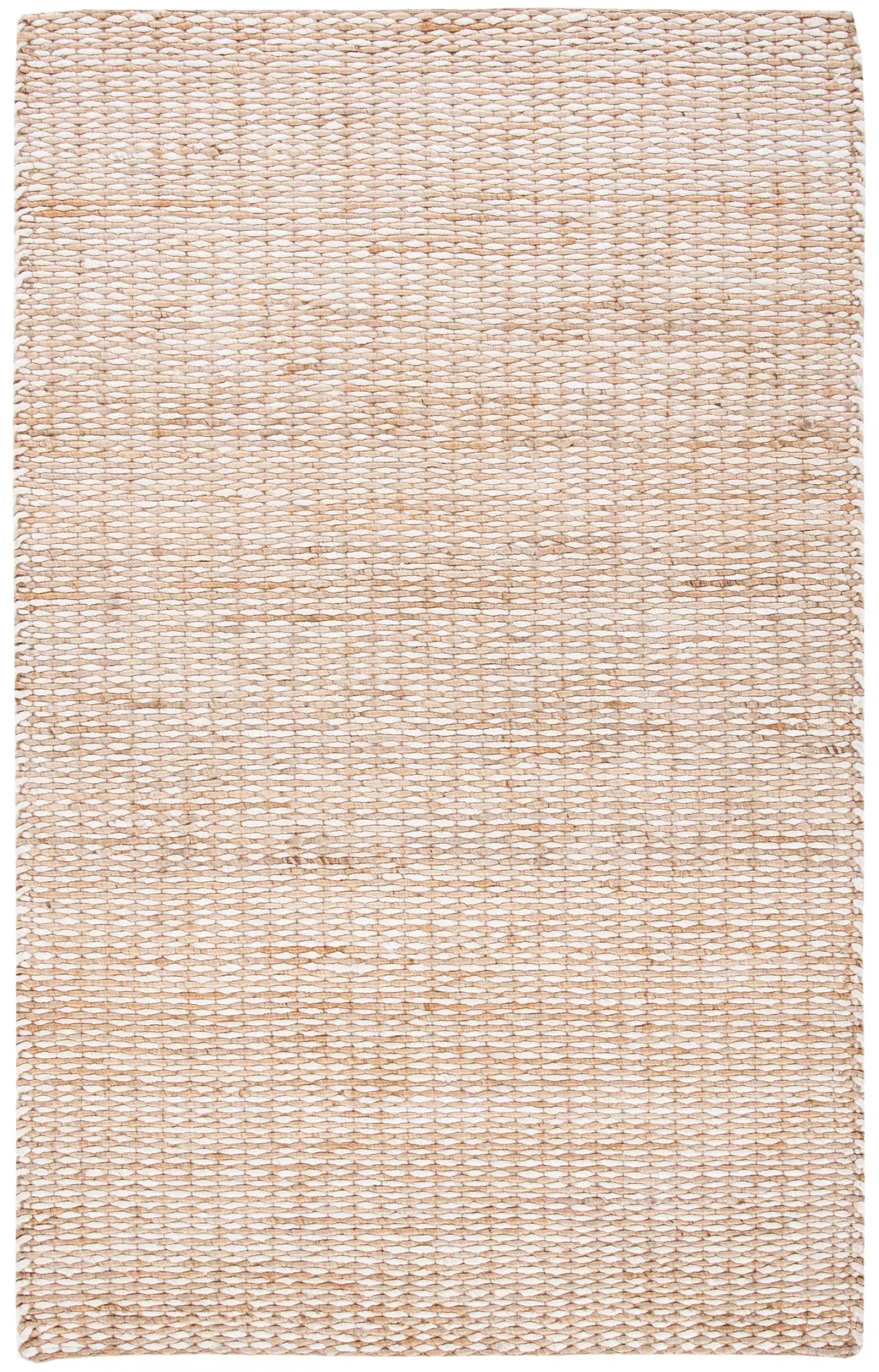 Natural Fiber Chunky Basketweave Hand-Woven Jute Rug
