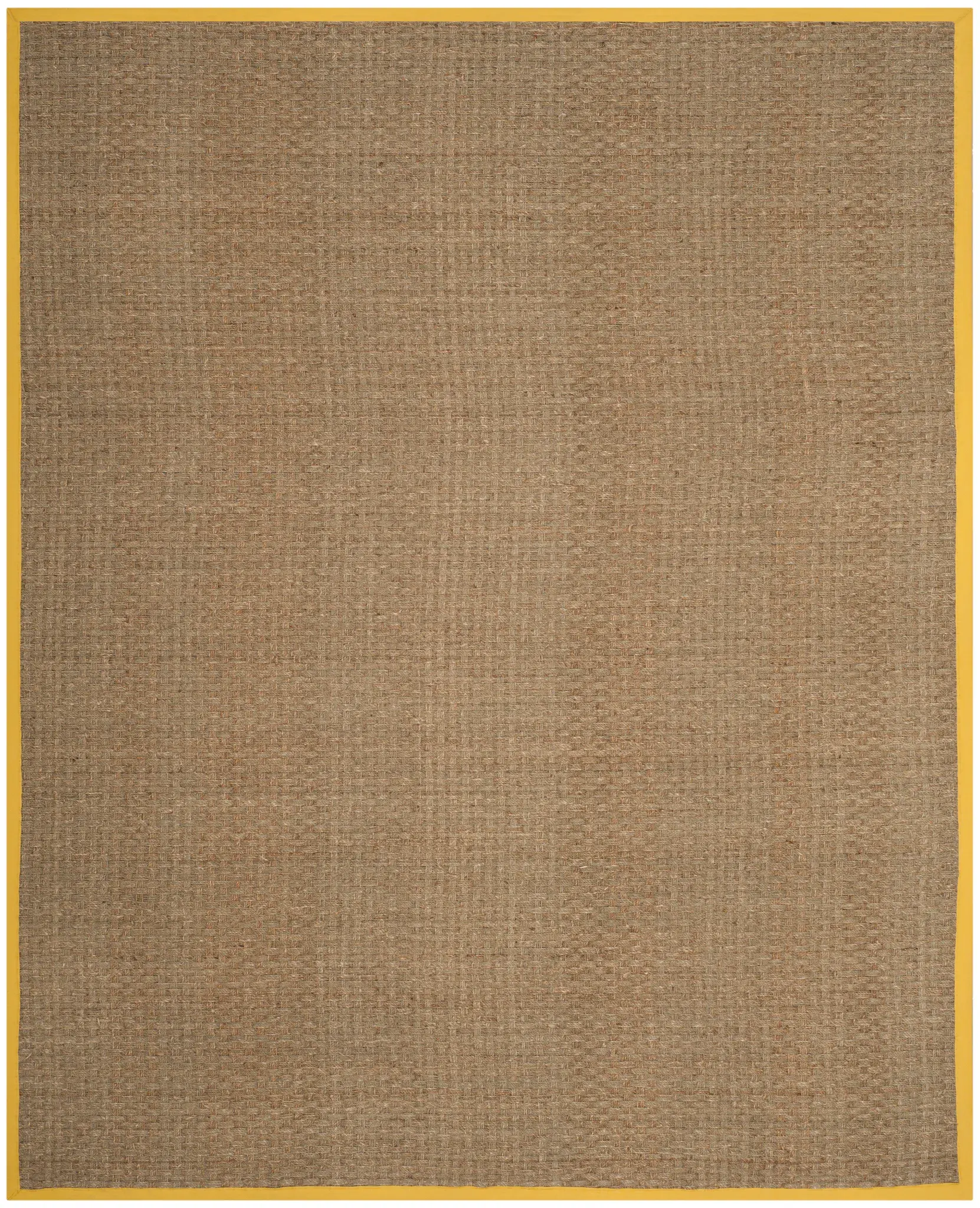 Natural Fiber Bordered Basketweave Seagrass Rug