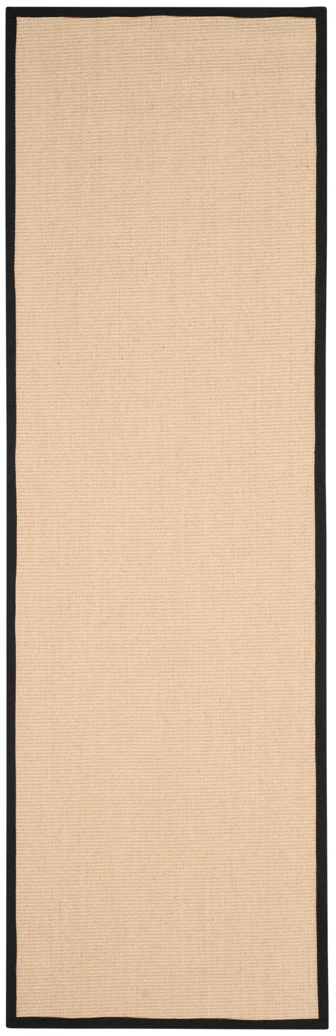 Natural Fiber Ribbed Border Sisal Rug