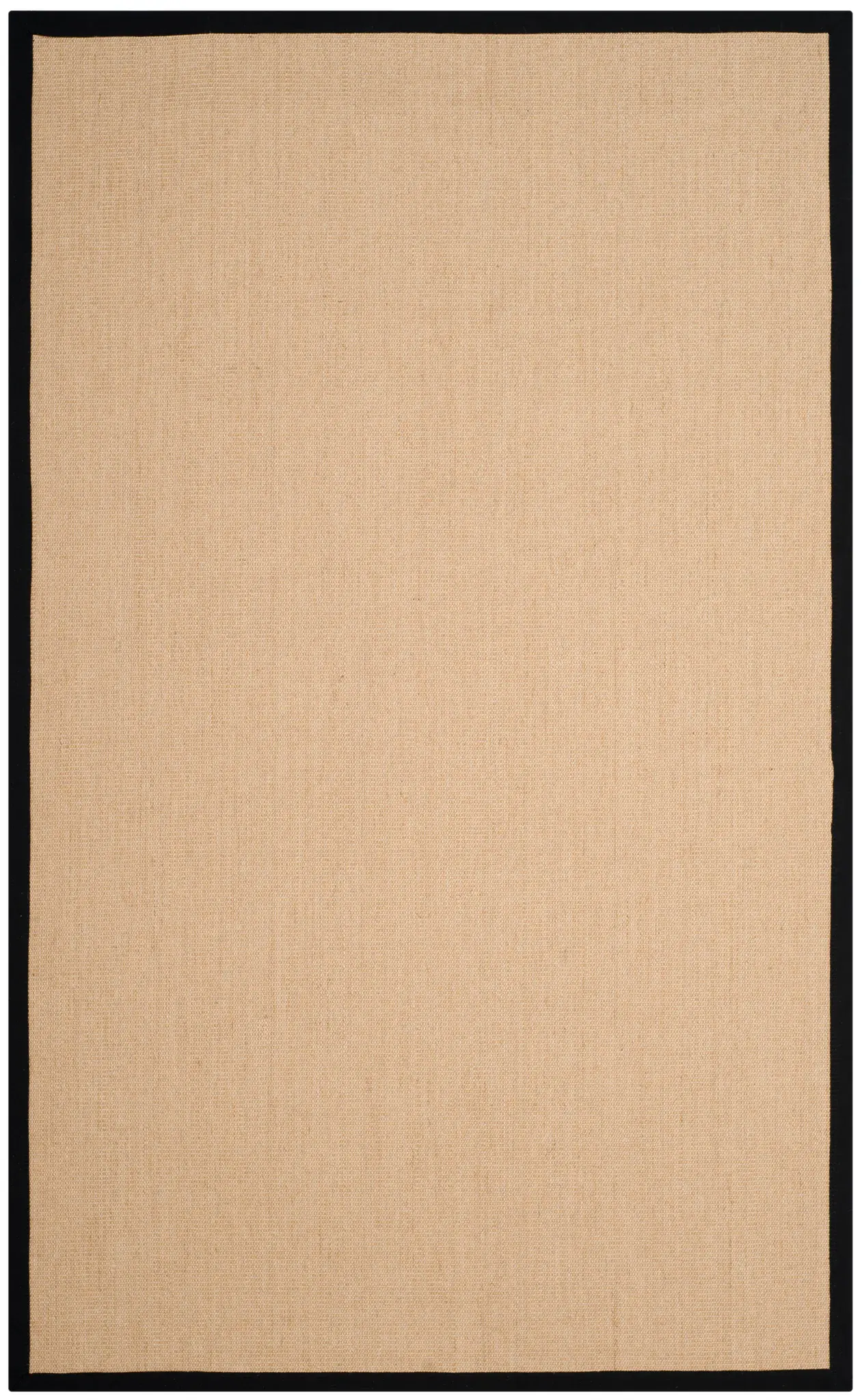 Natural Fiber Ribbed Border Sisal Rug