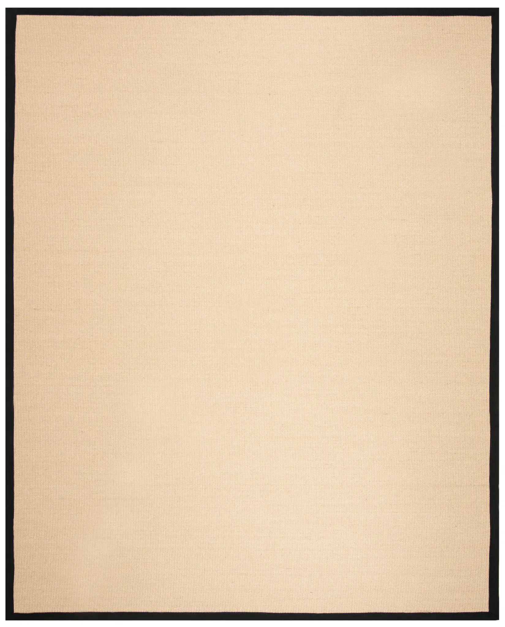 Natural Fiber Ribbed Border Sisal Rug