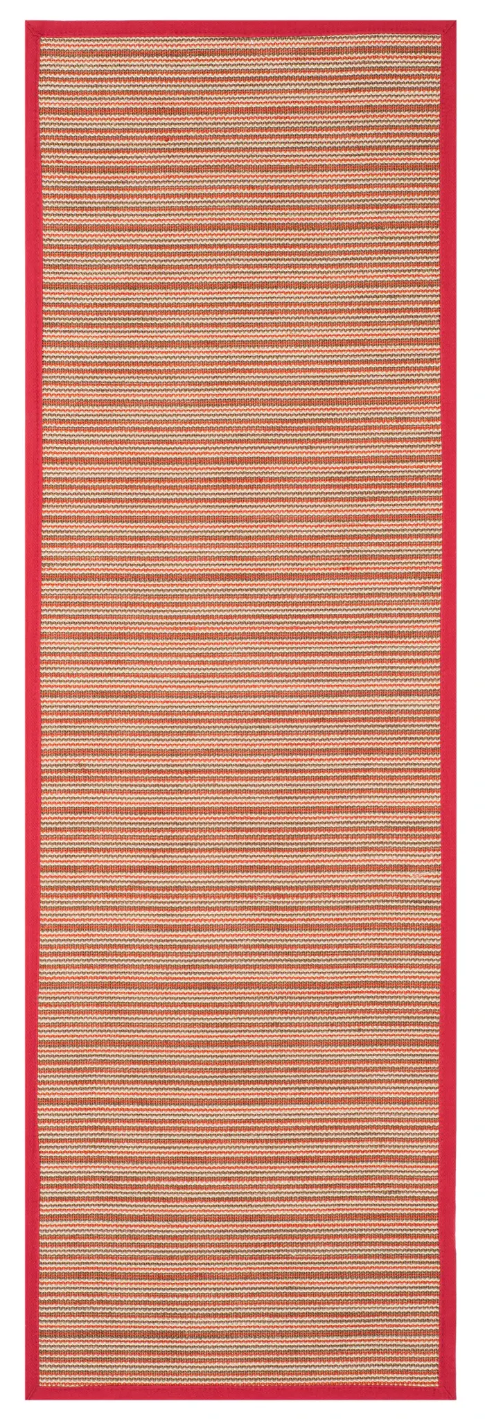 Natural Fiber Linear Bordered Sisal Rug
