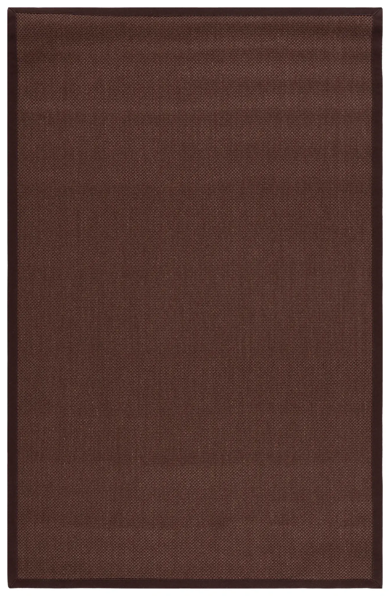 Natural Fiber Bordered Boucle Grid Sisal Rug