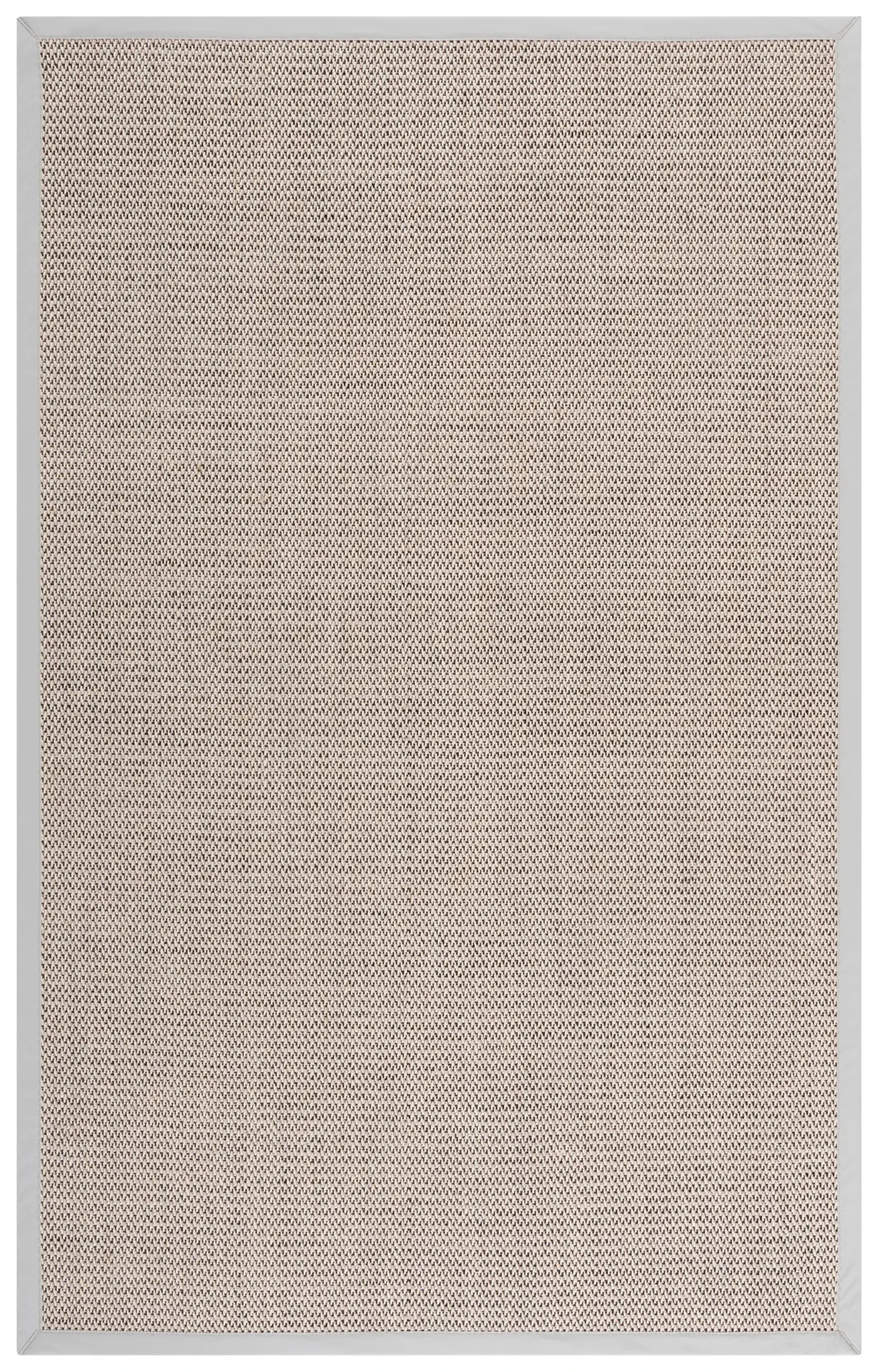 Natural Fiber Chevron Bordered Sisal Rug