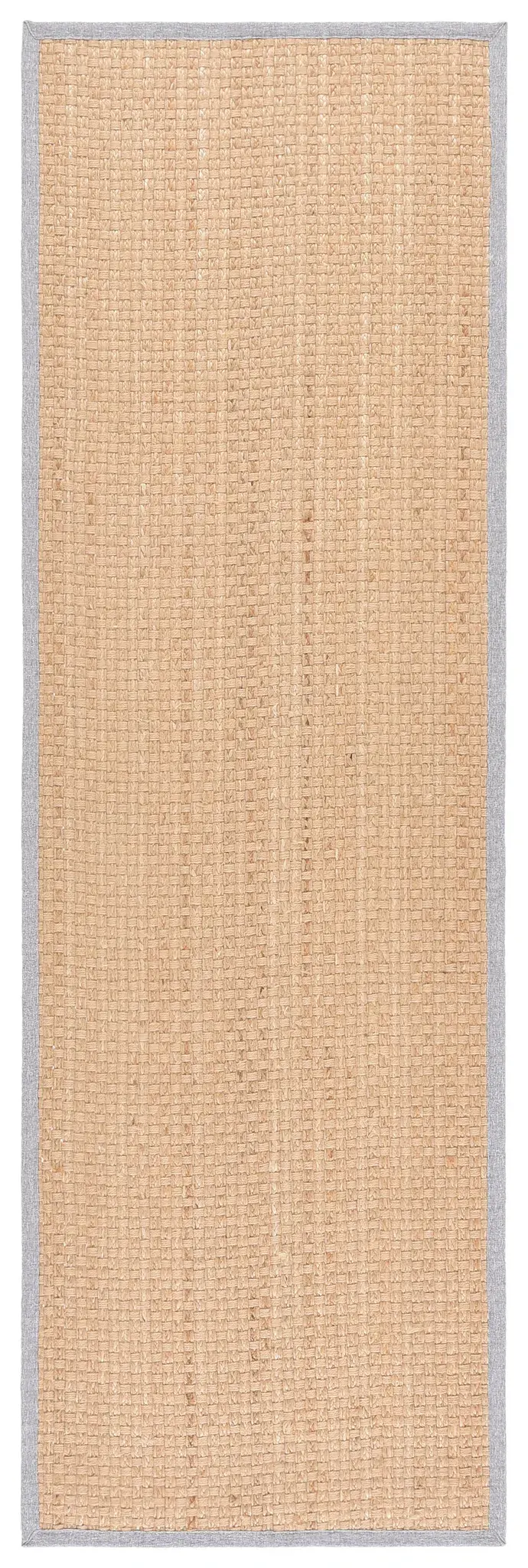 Natural Fiber Basketweave Bordered Jute Rug