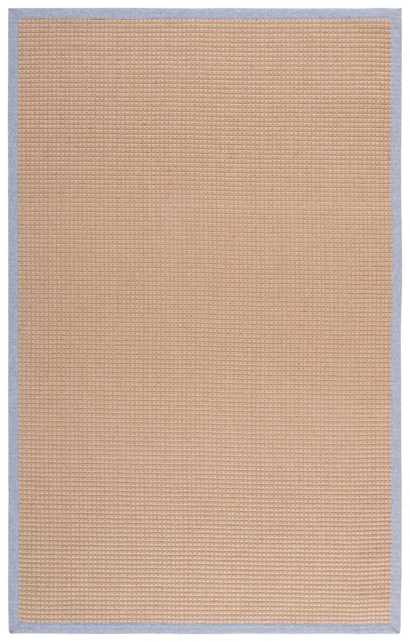 Natural Fiber Basketweave Border Jute Rug