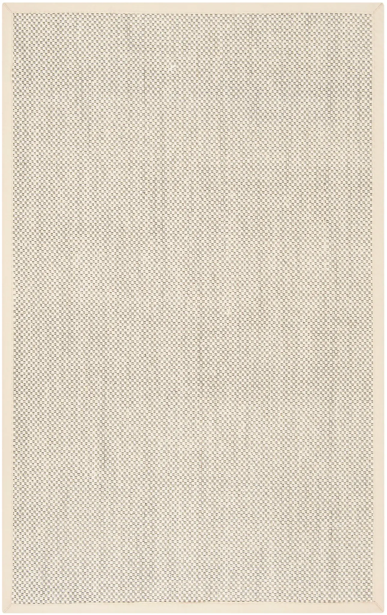 Natural Fiber Bordered Basketweave Sisal Rug