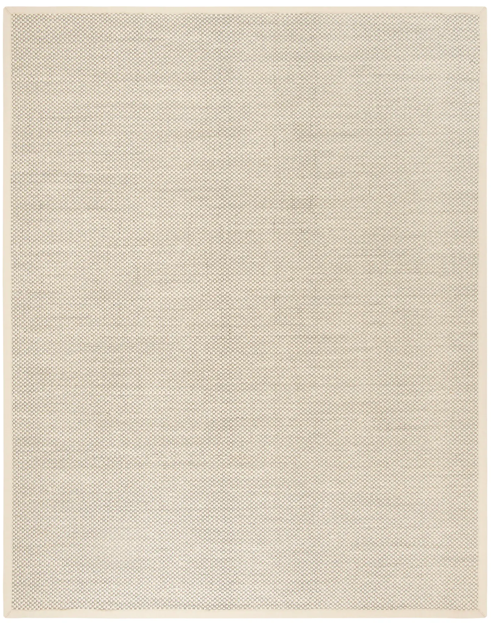 Natural Fiber Bordered Basketweave Sisal Rug