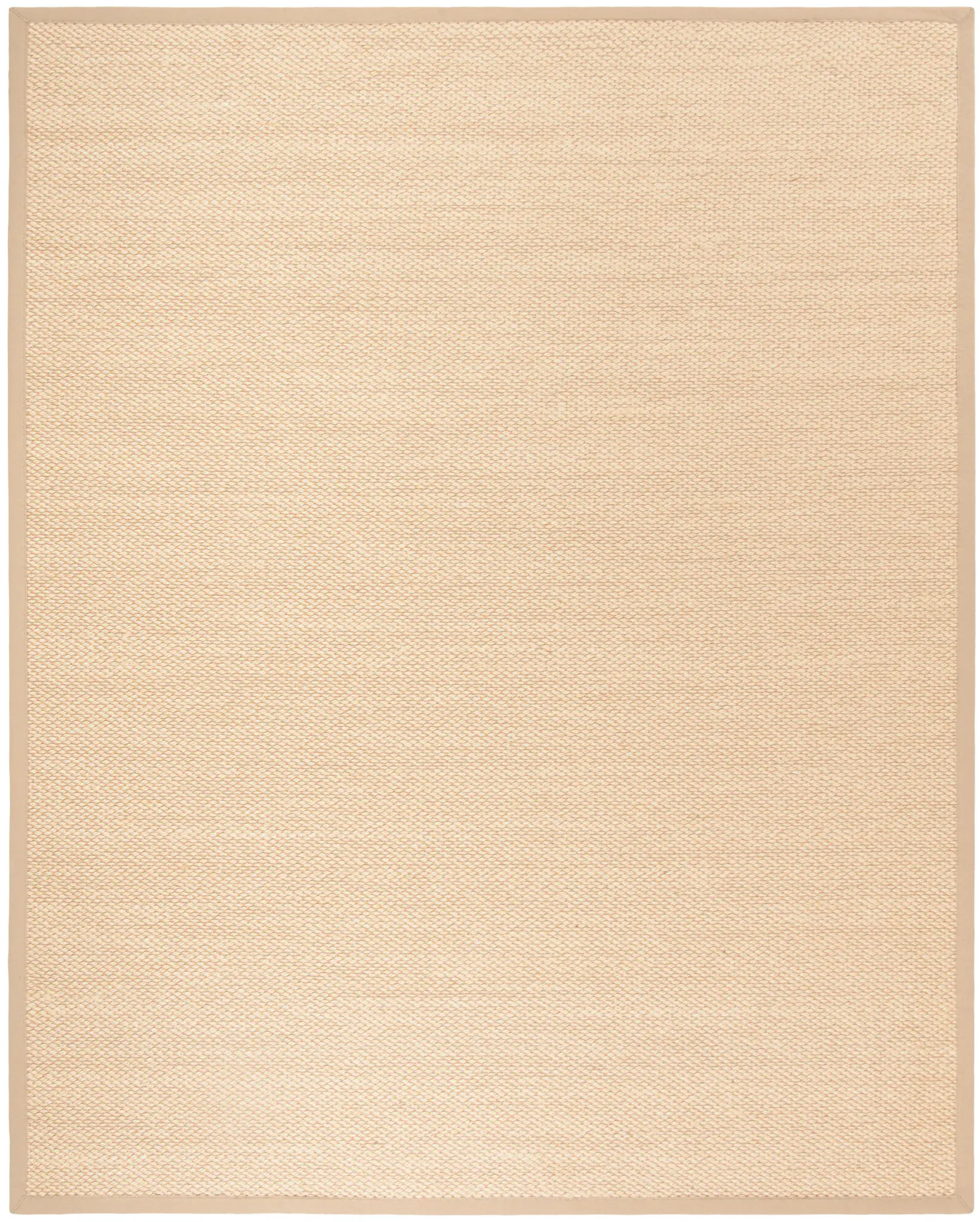 Natural Fiber Textured Bordered Sisal Rug