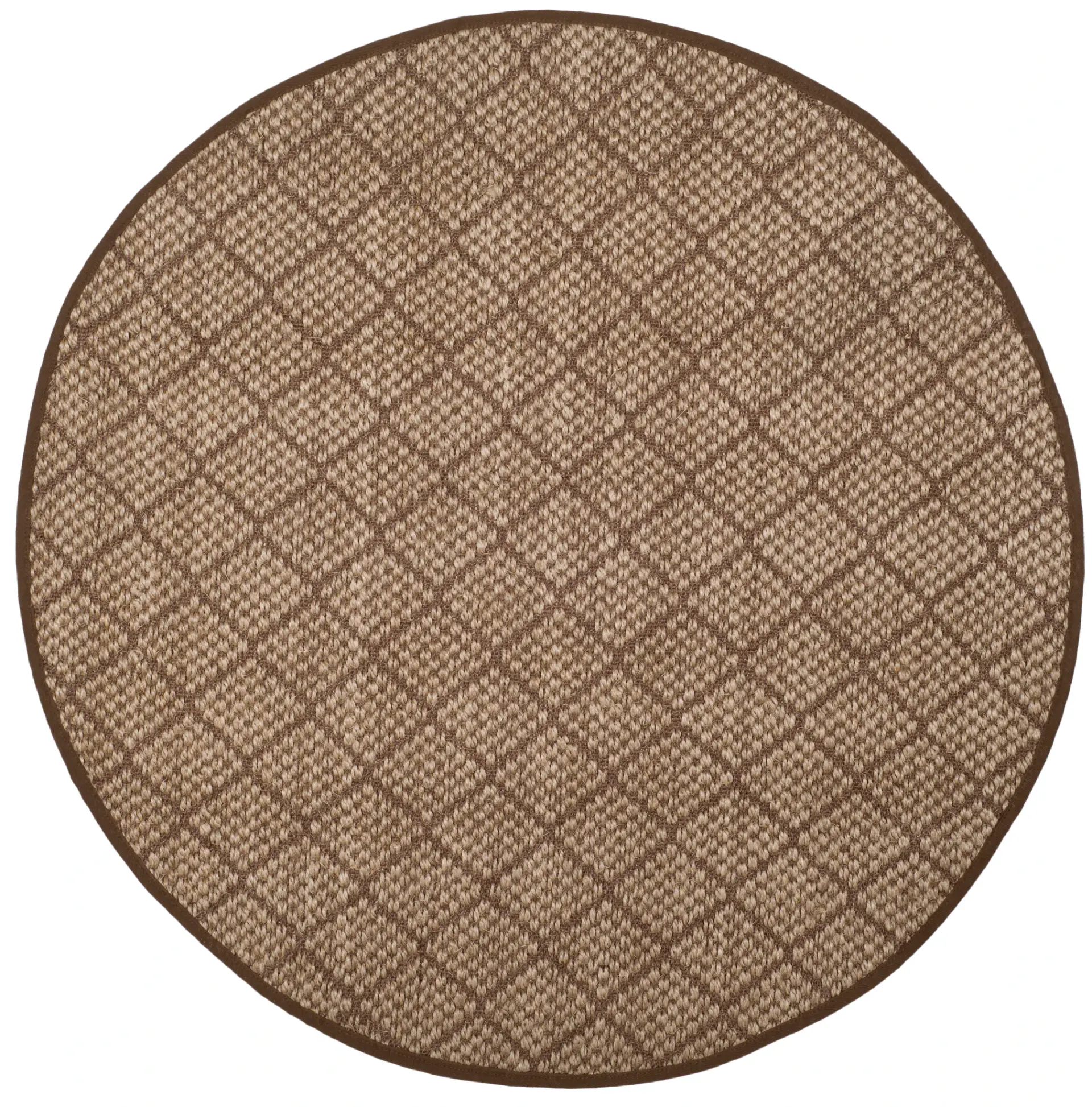 Natural Fiber Diamond Lattice Sisal Rug