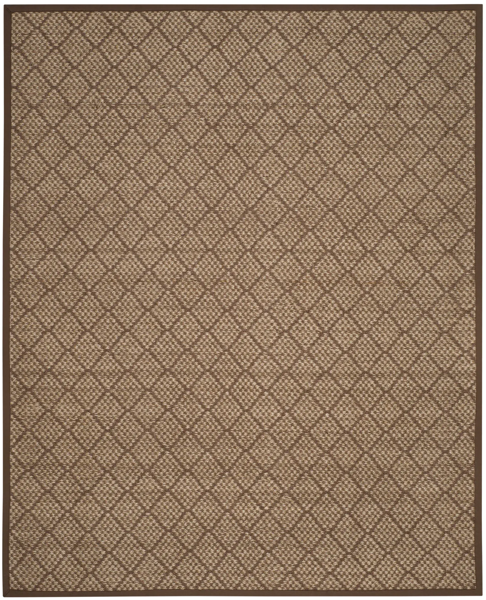 Natural Fiber Diamond Lattice Sisal Rug