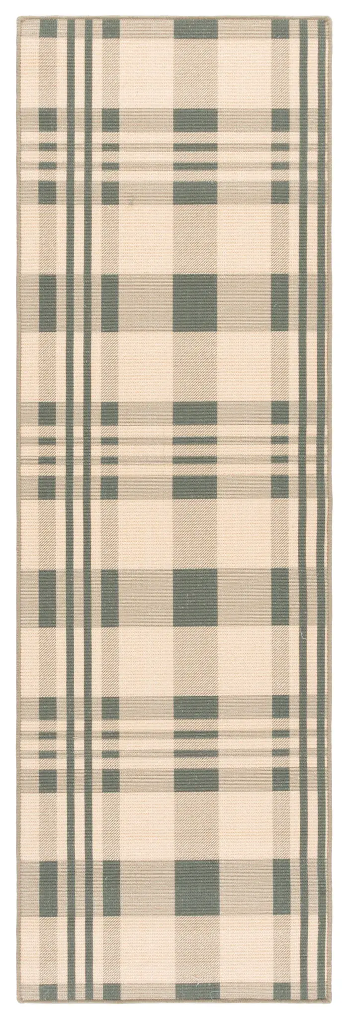 Natural Fiber Plaid Rug