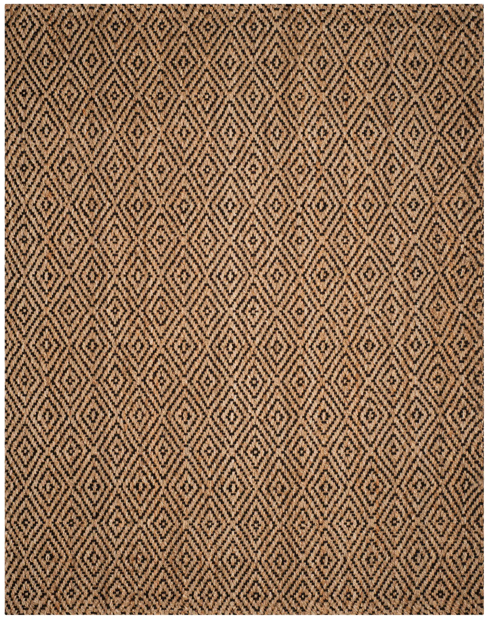 Natural Fiber Tortuga Hand-Woven Jute Rug