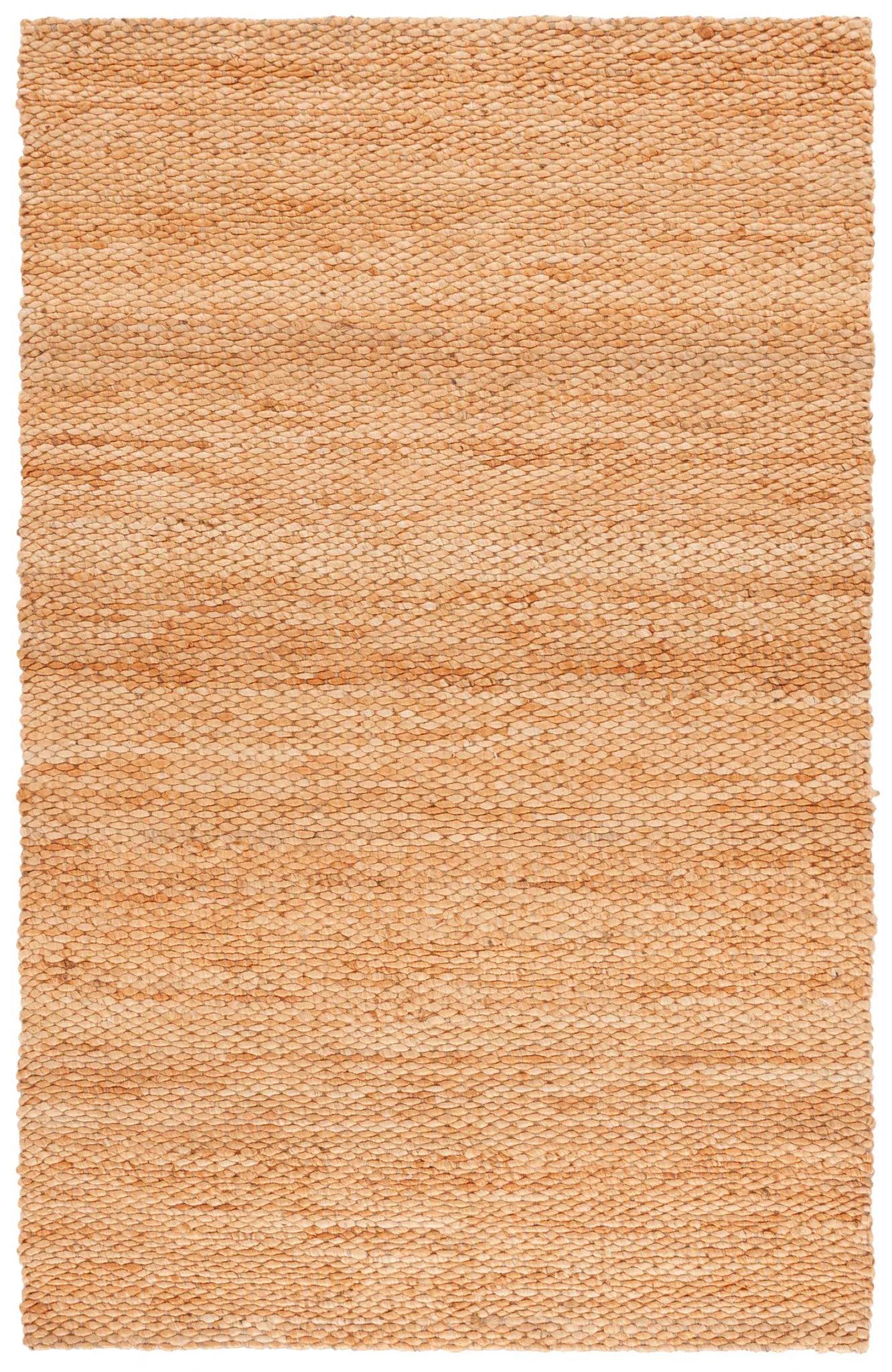Natural Fiber Coastal Basketweave Shag Jute Rug