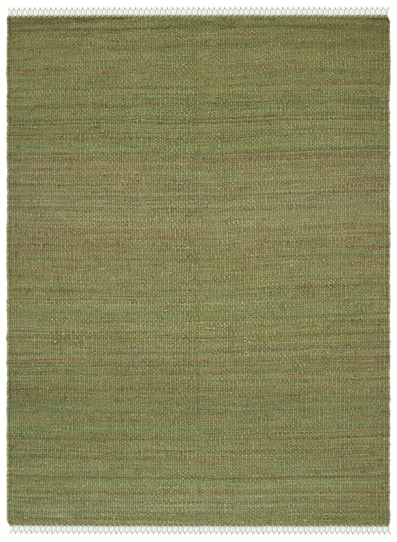 Natural Fiber Variegated Flatweave Hand-Woven Jute Rug