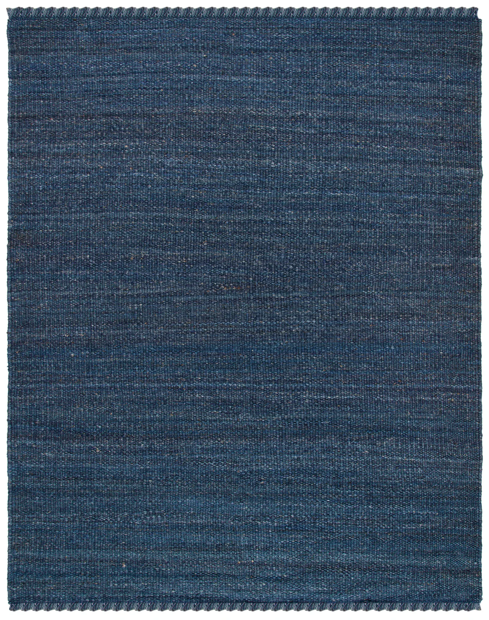 Natural Fiber Variegated Flatweave Hand-Woven Jute Rug