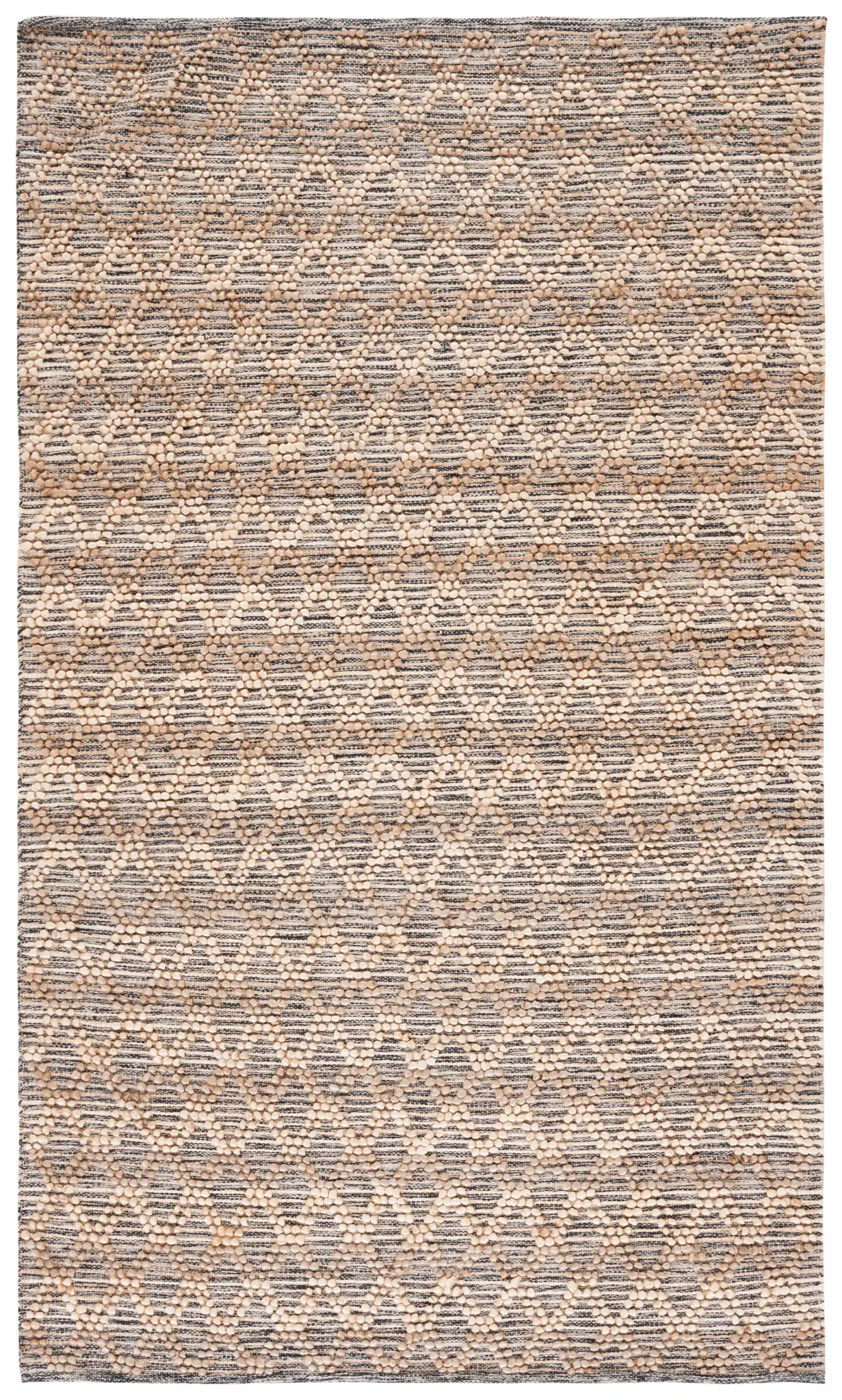 Natural Fiber Zigzag Flatweave Jute Rug
