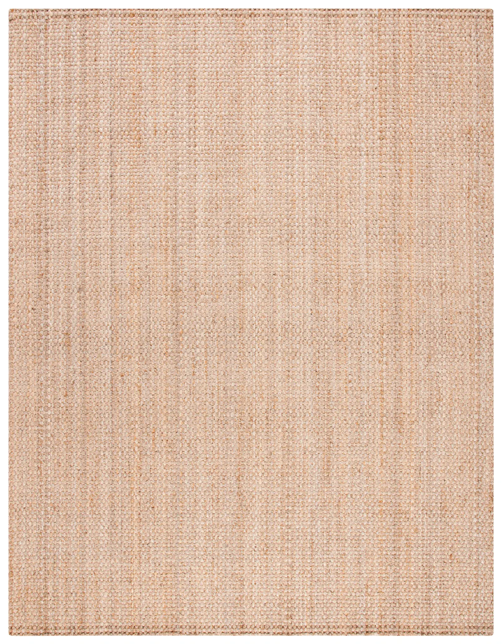 Natural Fiber Textured Solid Hand-Woven Jute Rug