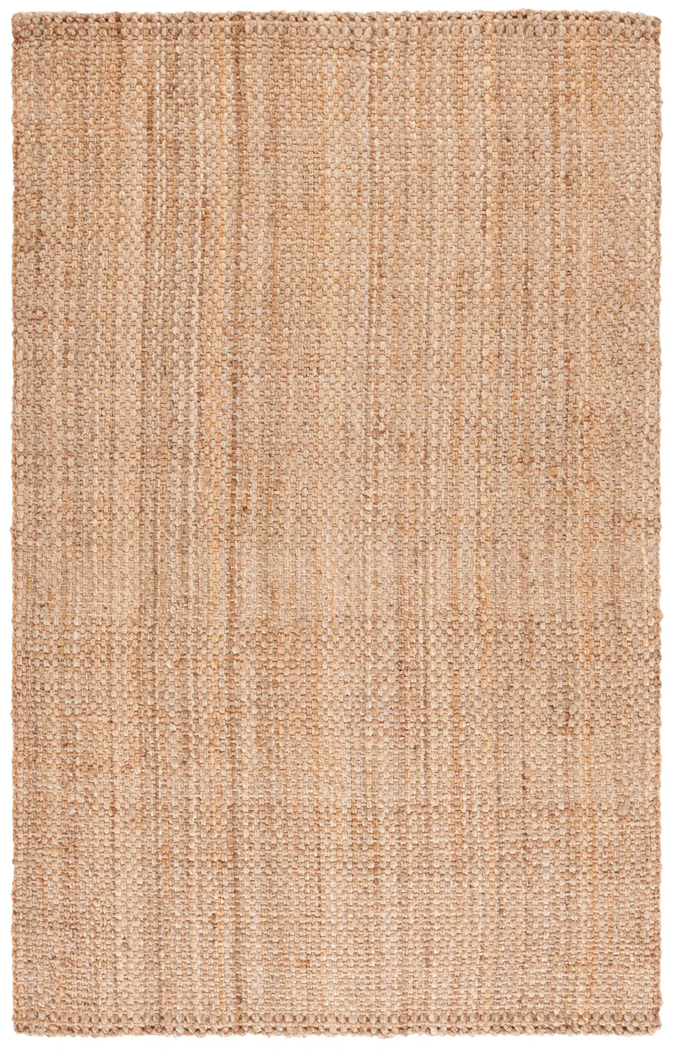 Natural Fiber Nubby Solid Hand-Woven Jute Rug