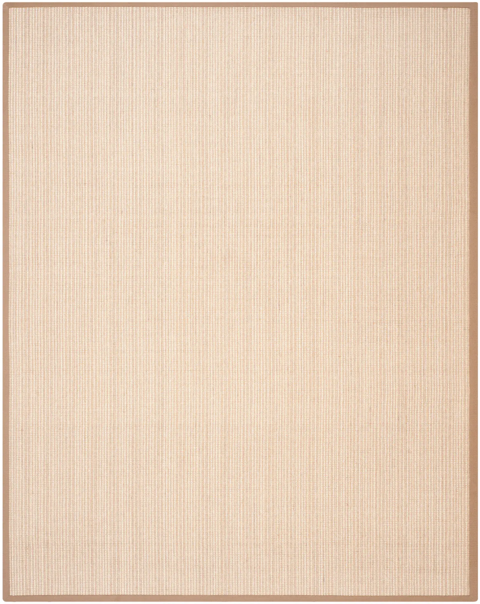 Natural Fiber Ribbed Border Rug
