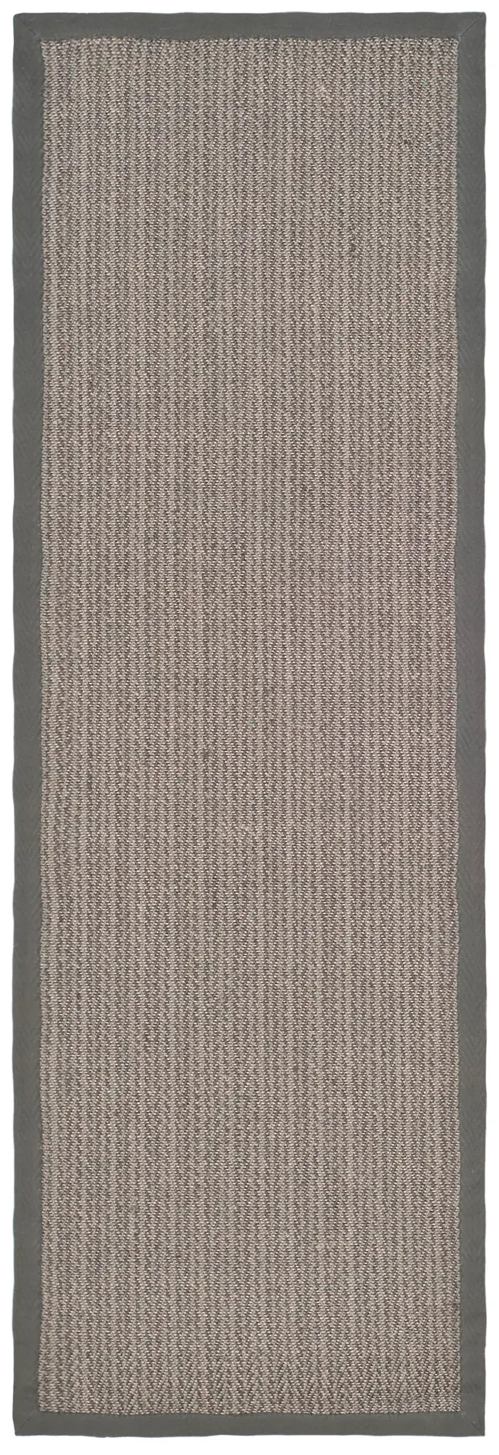 Natural Fiber Solid Bordered Rug