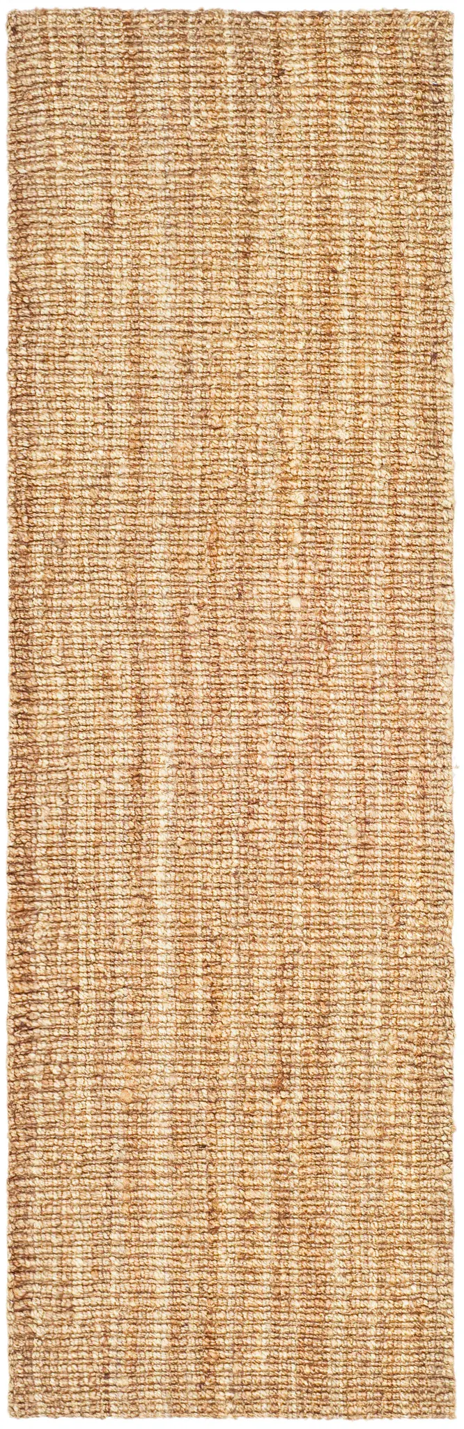 Natural Fiber Ribbed Hand-Woven Jute Rug