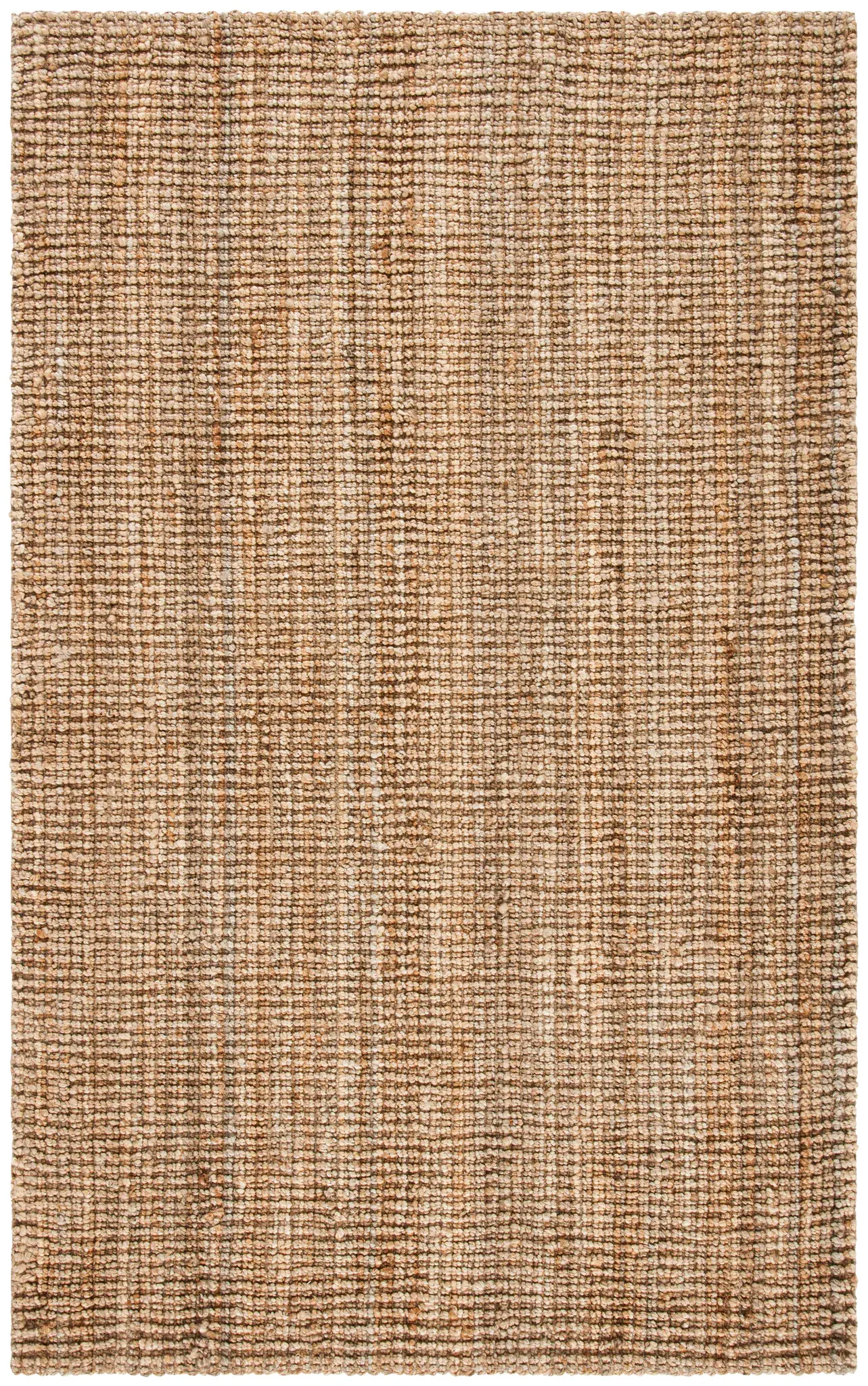 Natural Fiber Ribbed Hand-Woven Jute Rug