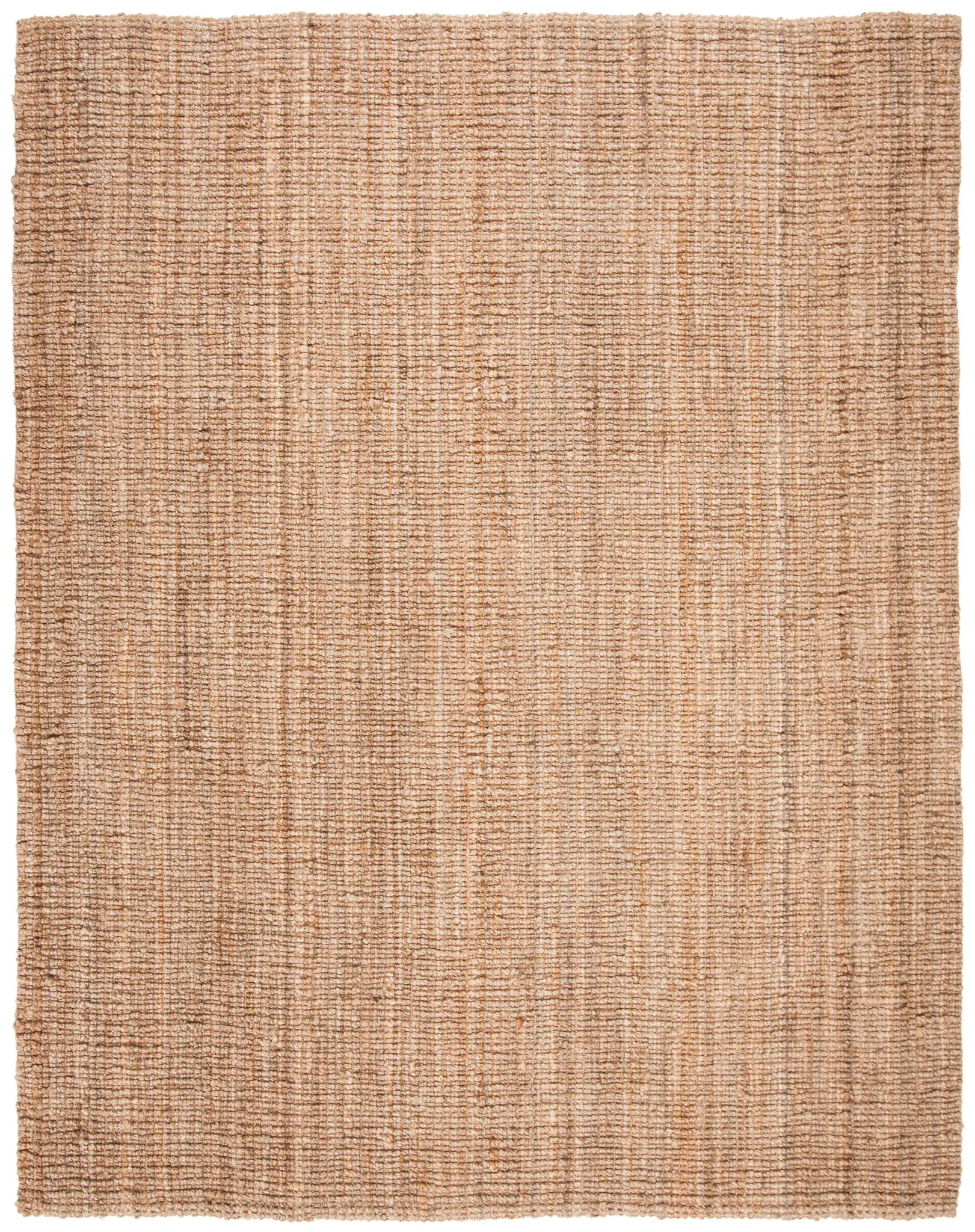 Natural Fiber Ribbed Hand-Woven Jute Rug