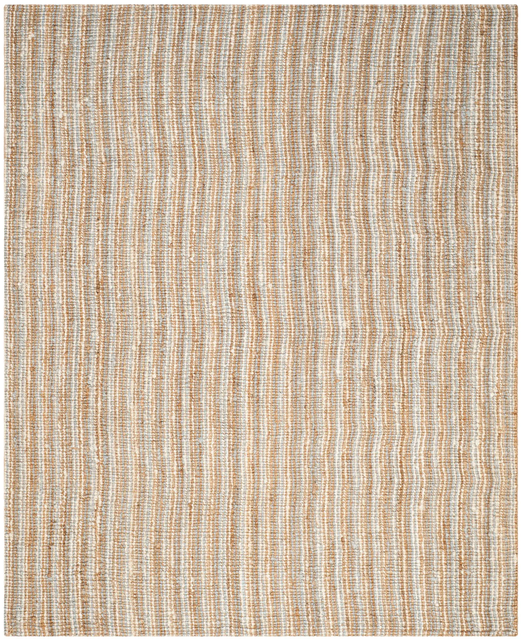 Natural Fiber Ribbed Hand-Woven Jute Rug