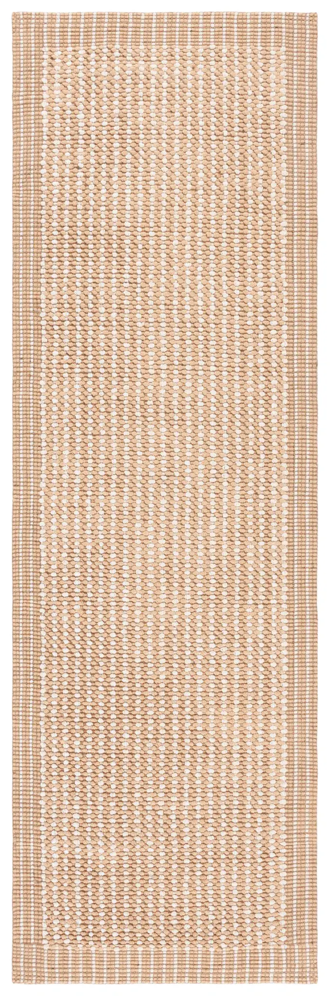 Natural Fiber Saint Lucia Bordered Hand-Loomed Jute Rug