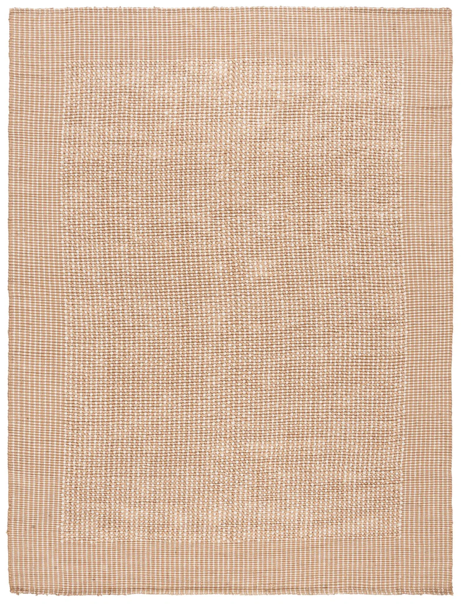 Natural Fiber Saint Lucia Bordered Hand-Loomed Jute Rug