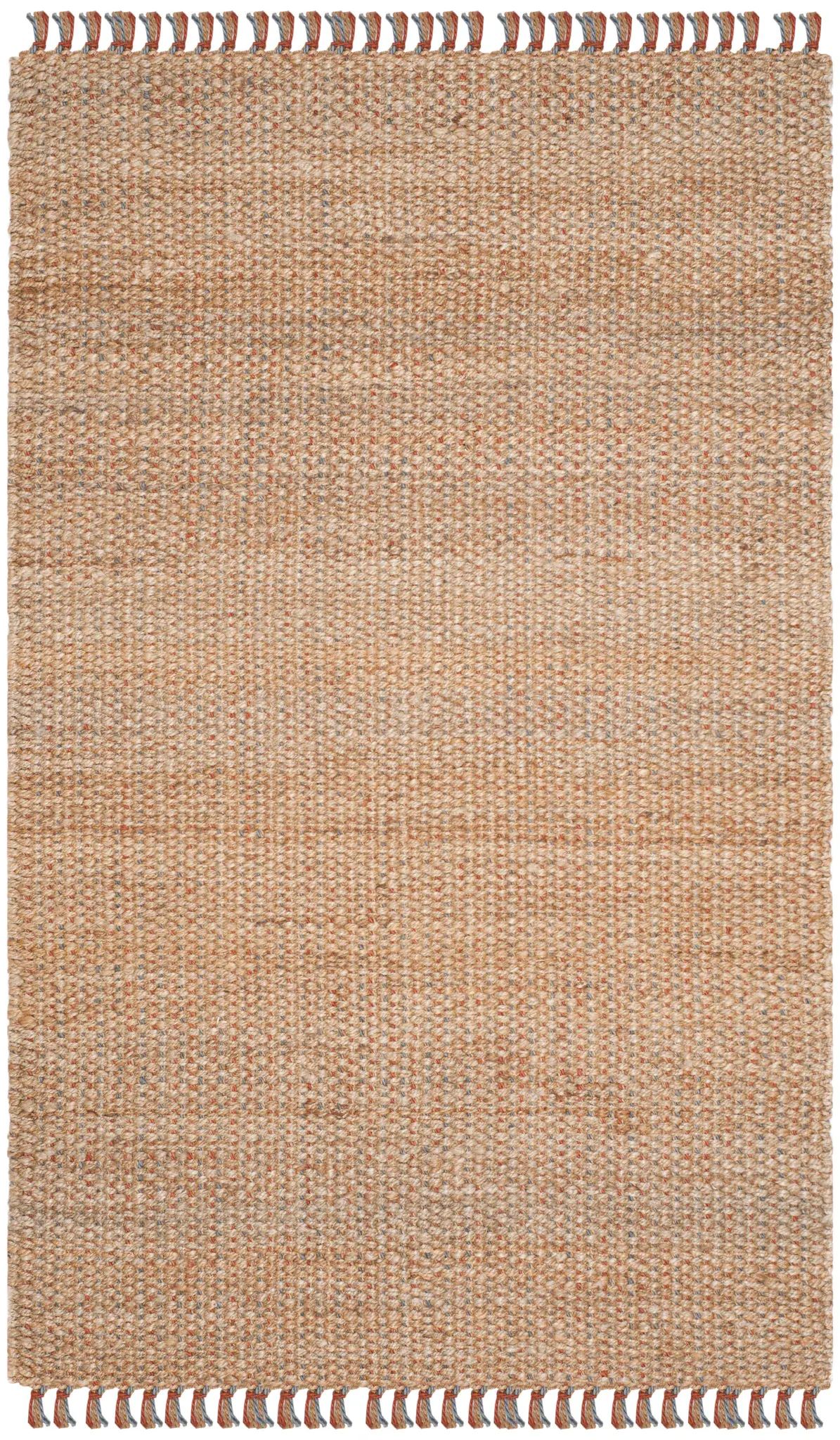 Natural Fiber Turks Hand-Woven Jute Rug