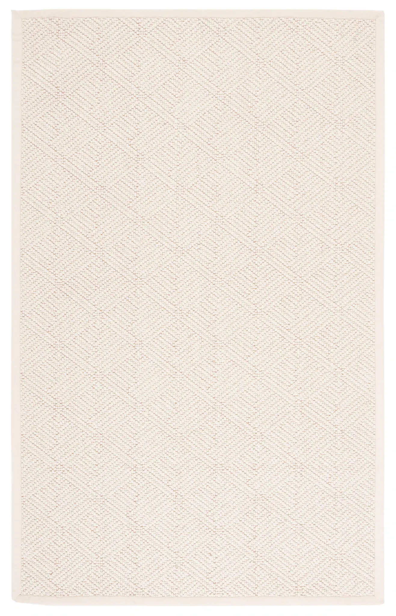 Natural Fiber Diamond Flatweave Rug