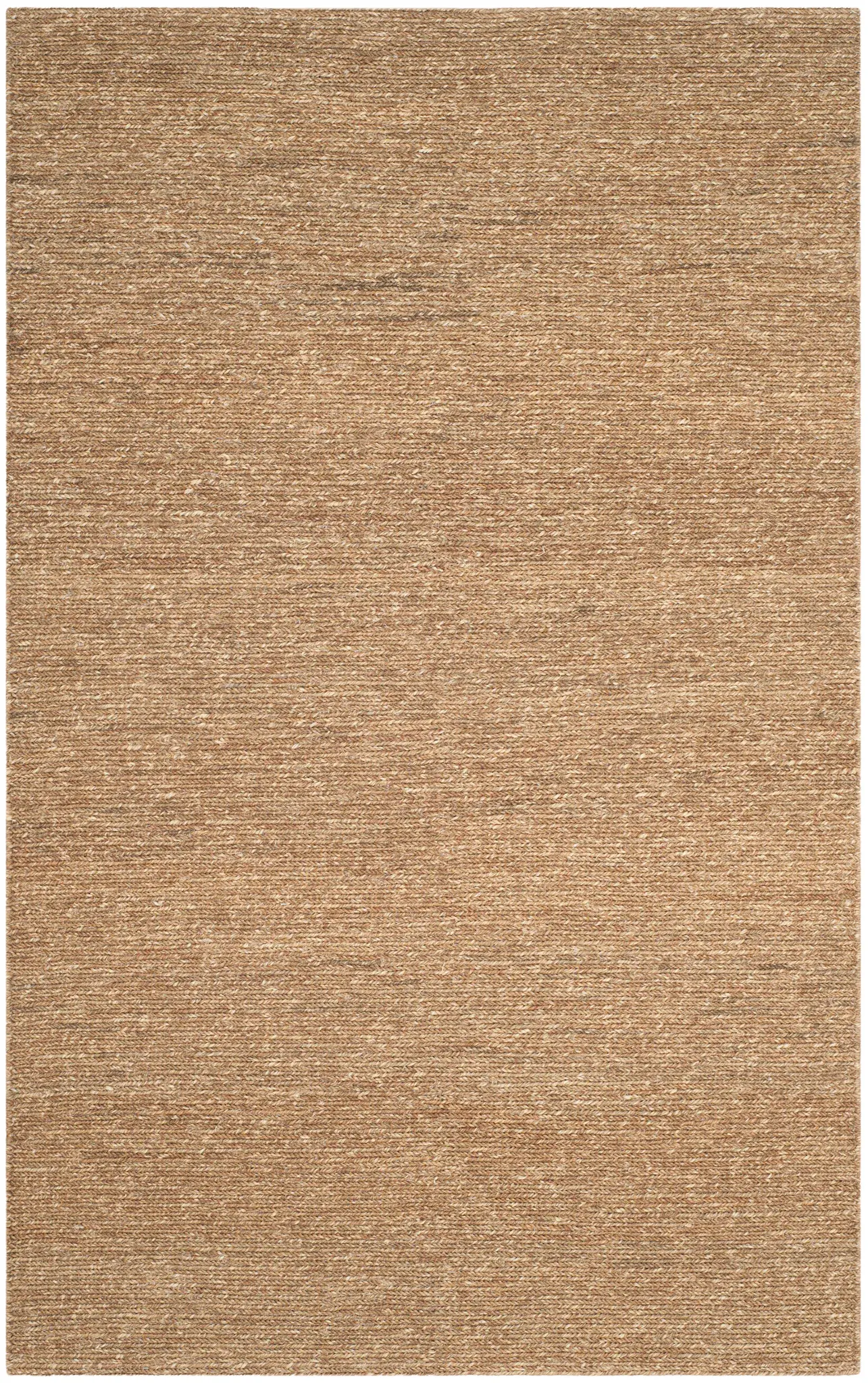 Natural Fiber Ribbed Hand-Woven Seagrass Rug