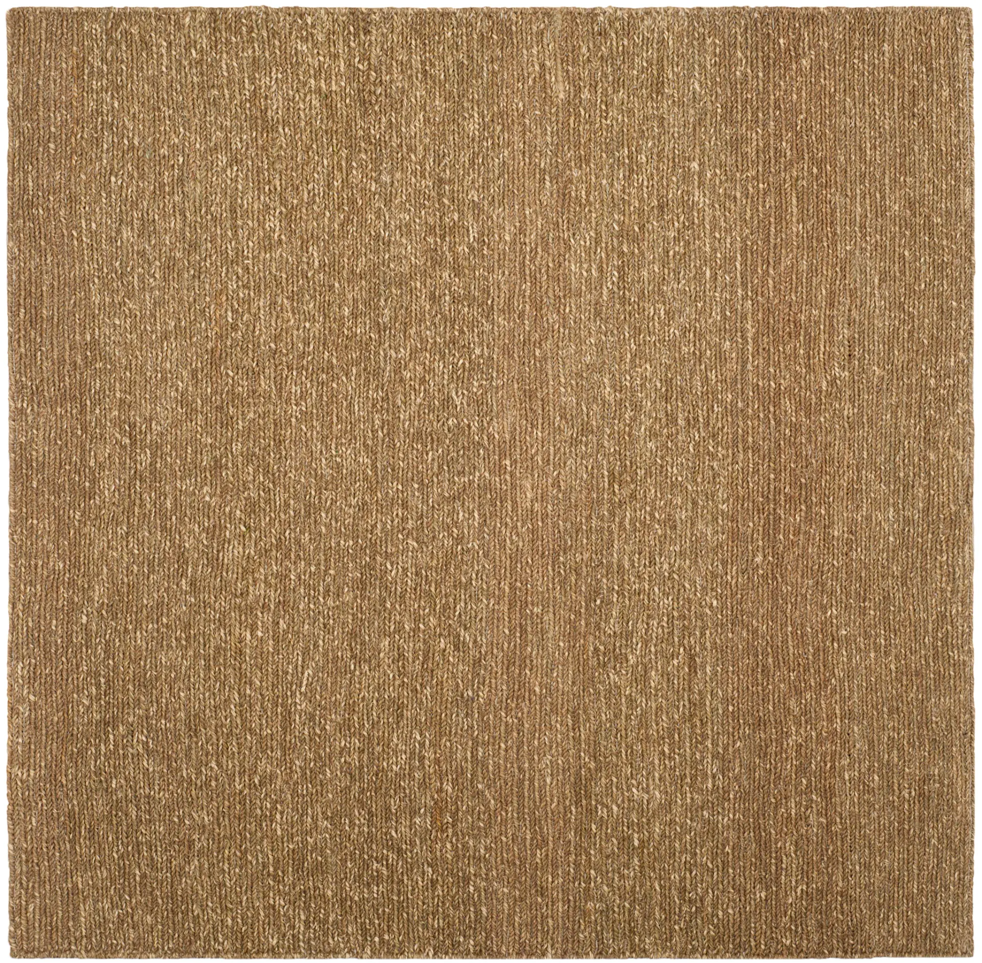 Natural Fiber Ribbed Hand-Woven Seagrass Rug