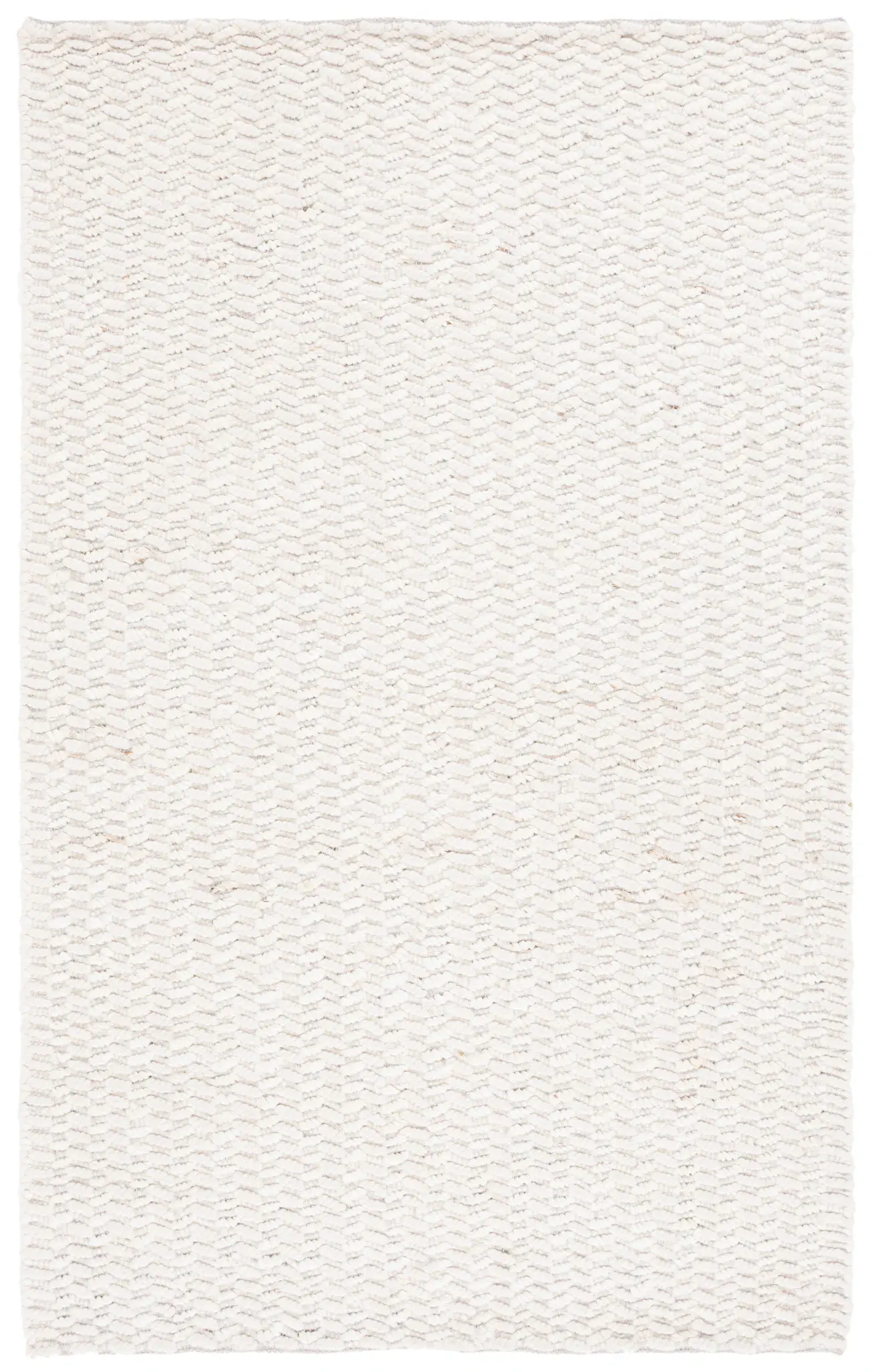 Natural Fiber Pebbled Hand-Loomed Rug