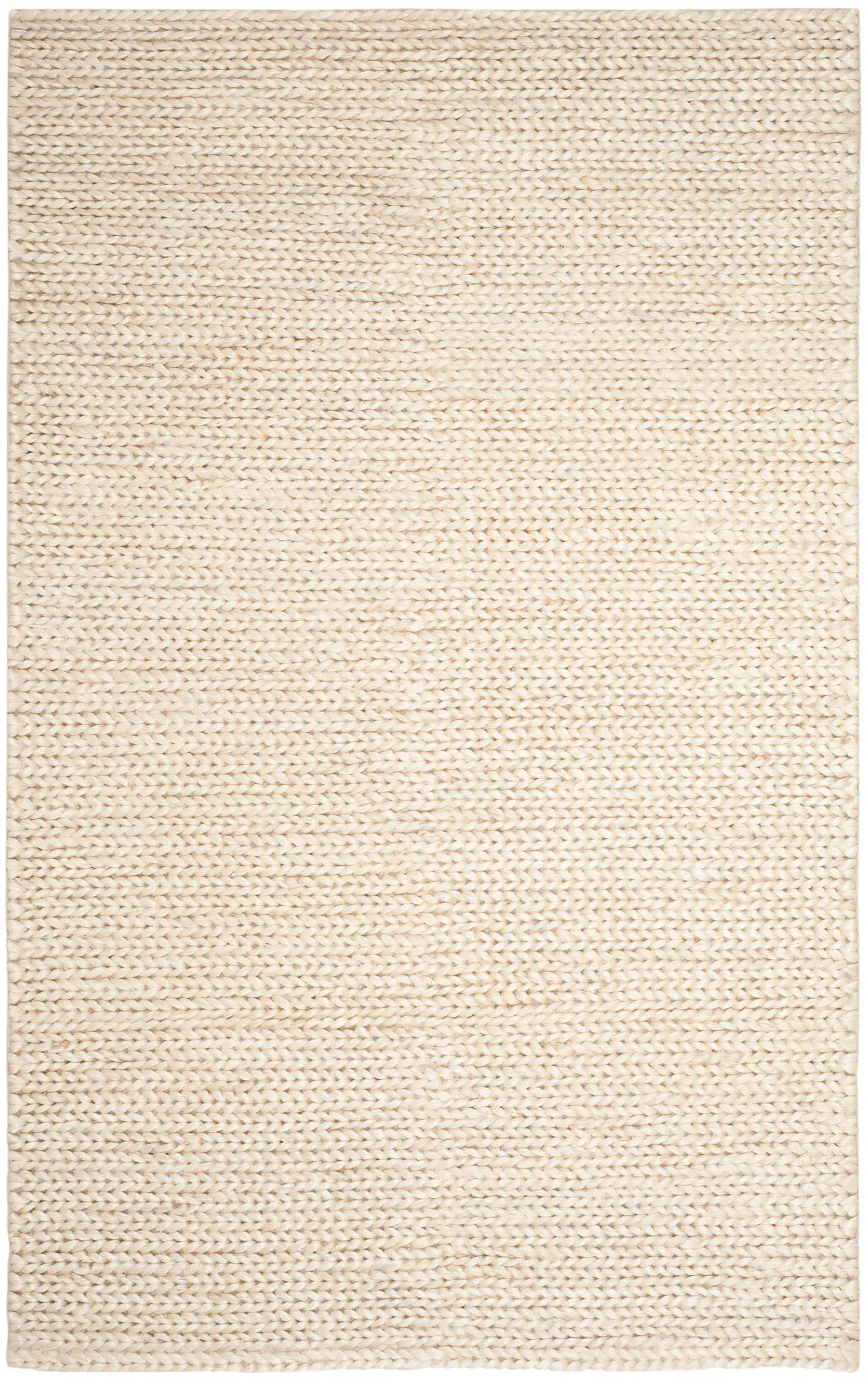Natural Fiber Braided Hand-Woven Shag Jute Rug