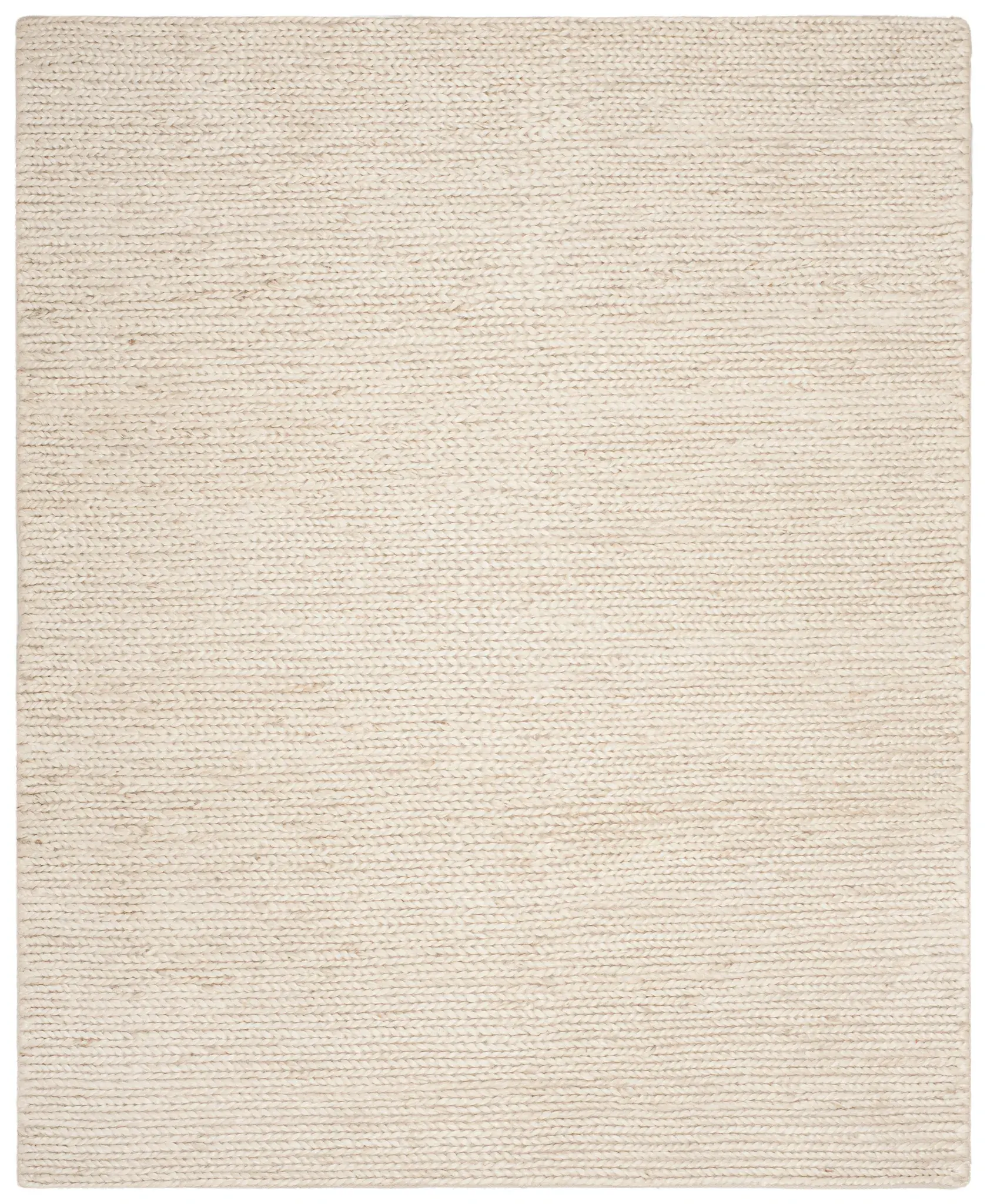 Natural Fiber Braided Hand-Woven Shag Jute Rug