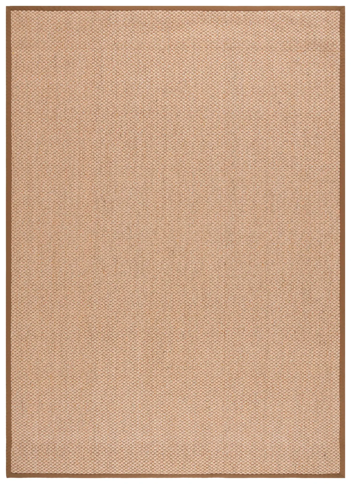 Natural Fiber Dotted Bordered Sisal Rug
