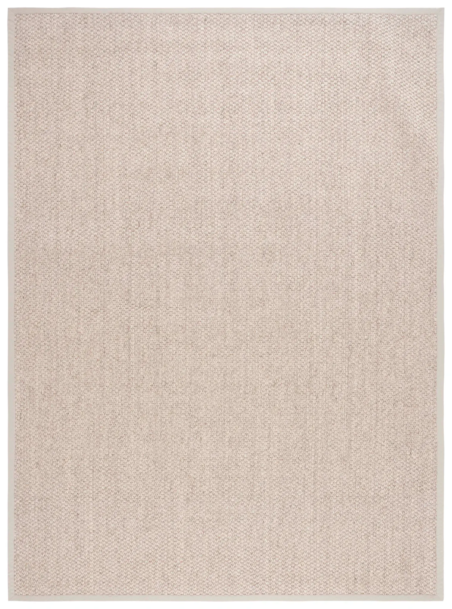 Natural Fiber Dotted Bordered Sisal Rug