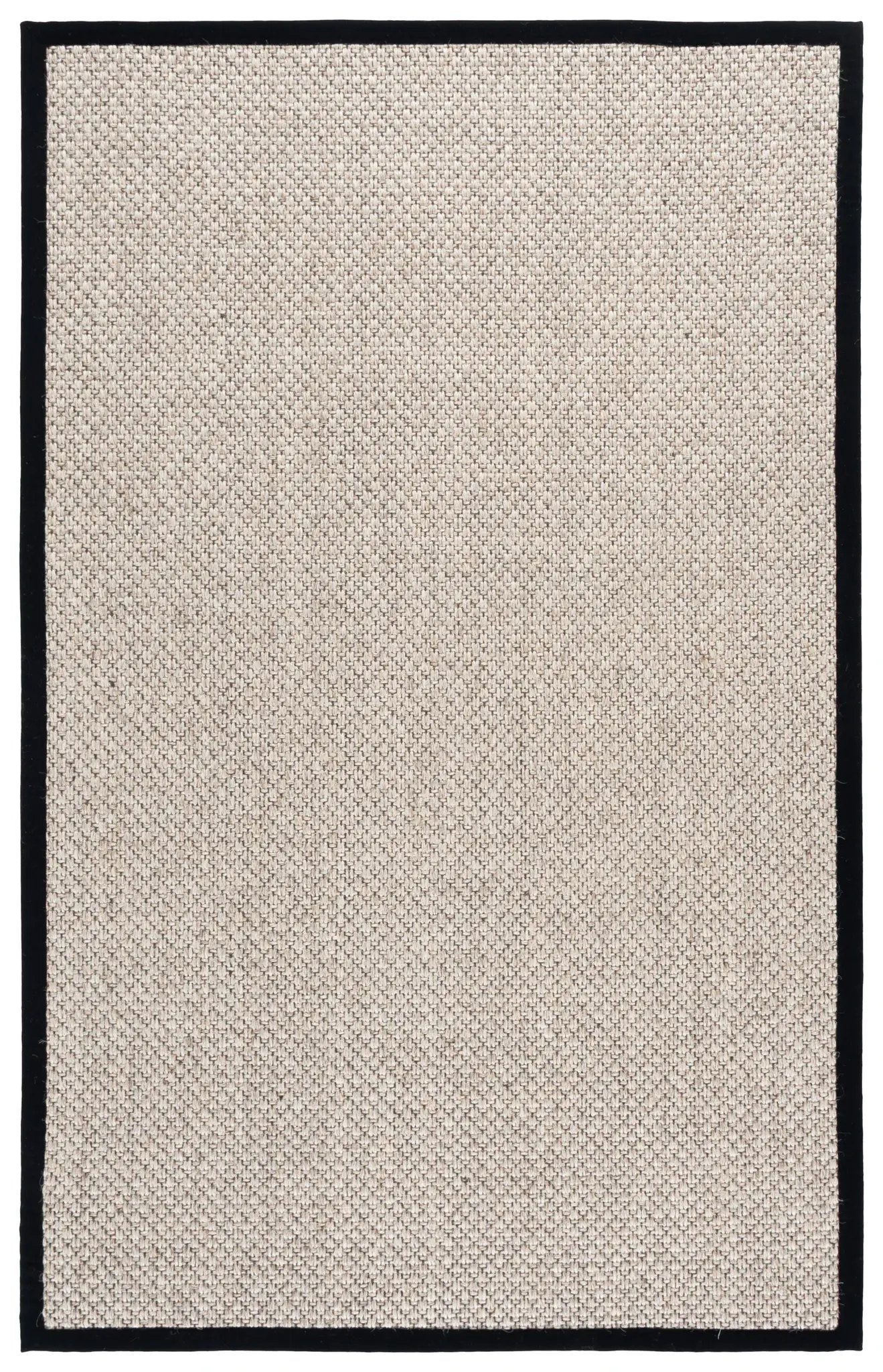 Natural Fiber Sisal Basketweave Bordered Rug
