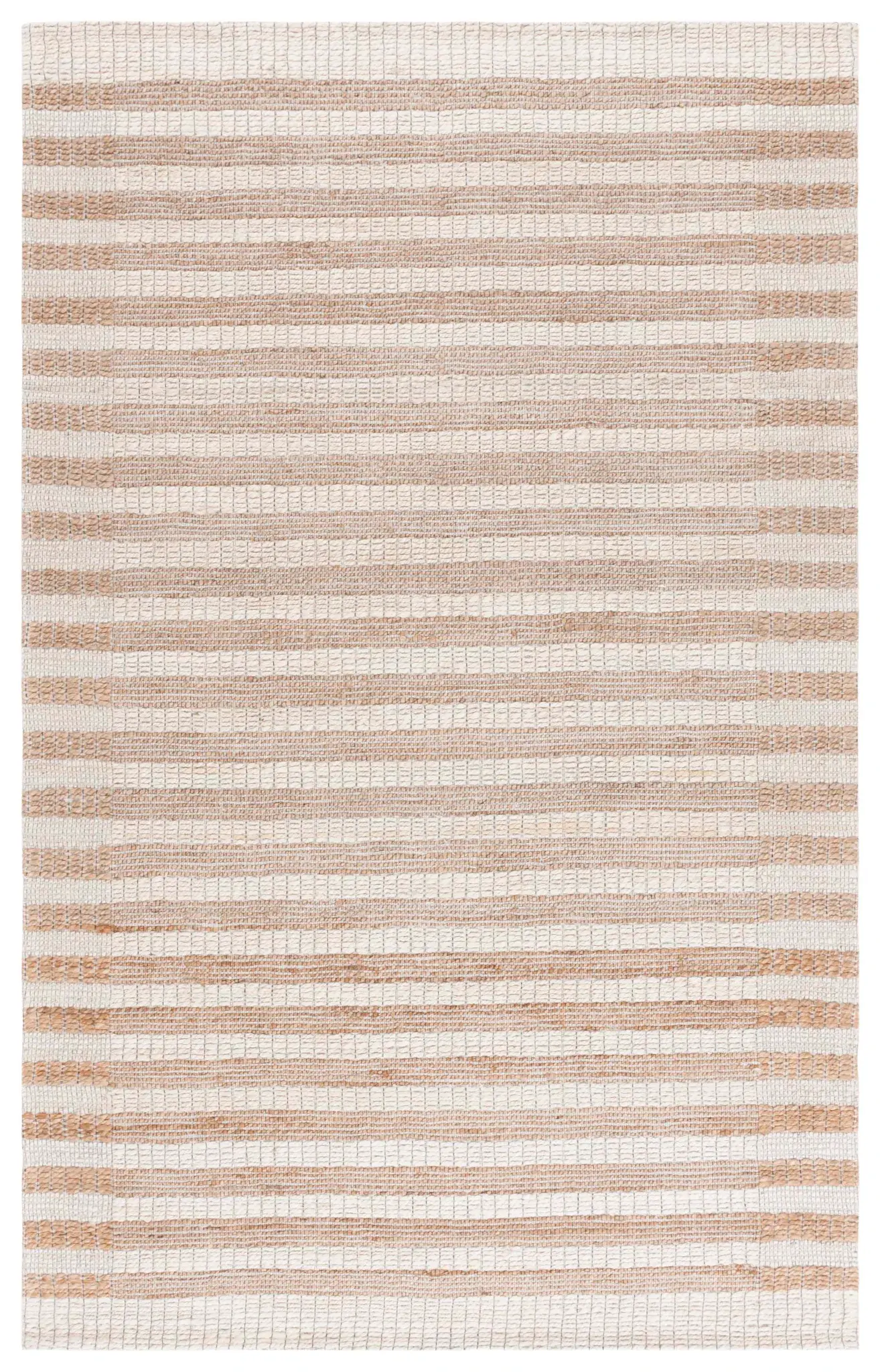 Natural Fiber Framed Stripe Rug