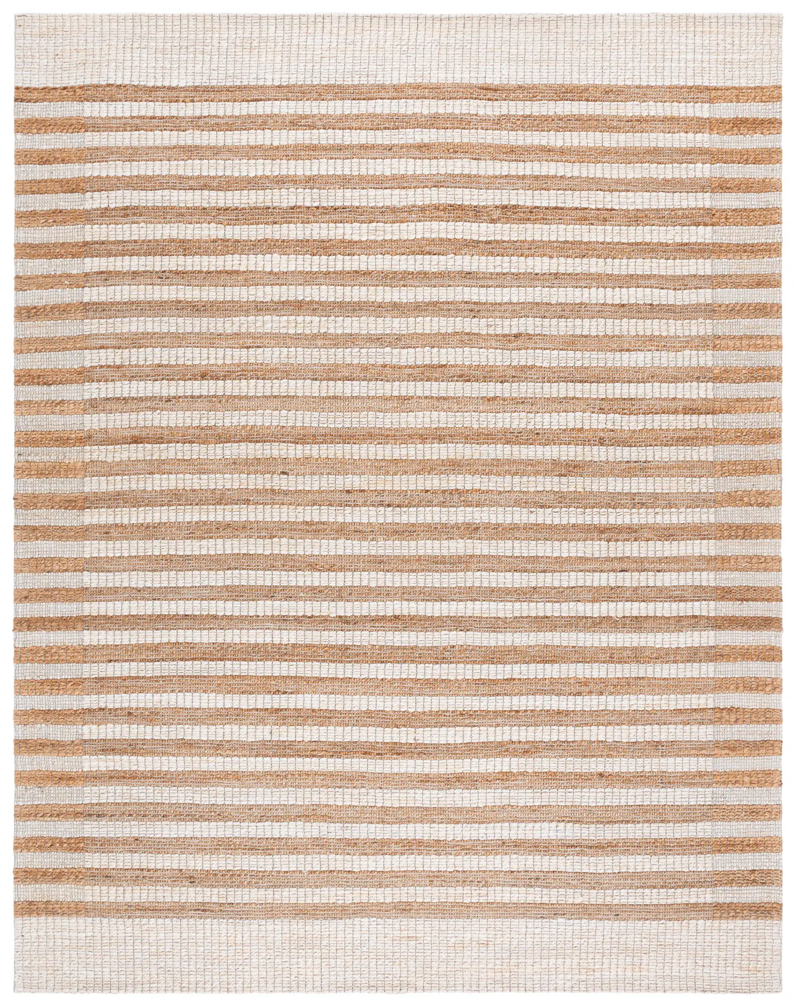Natural Fiber Framed Stripe Rug