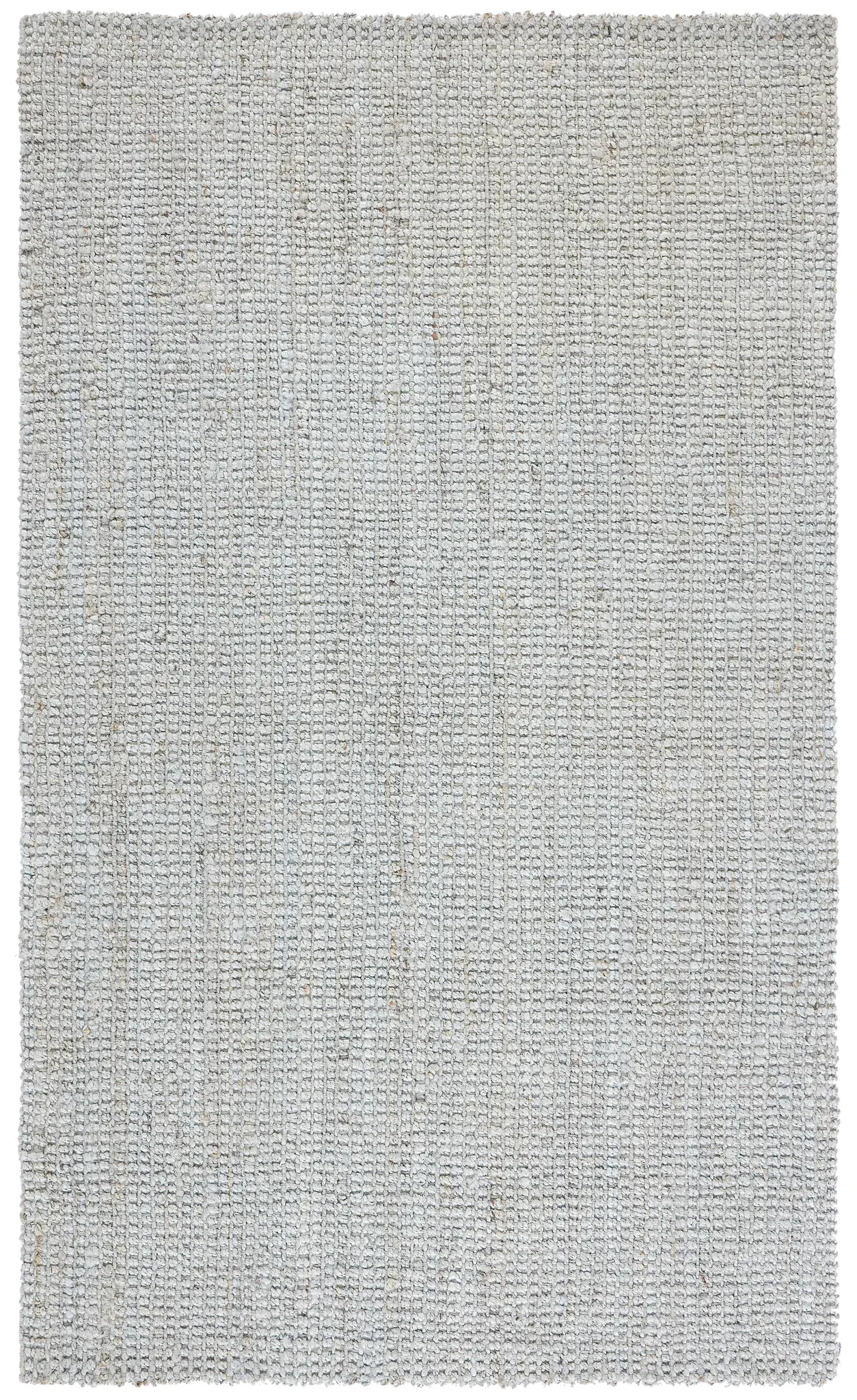 Natural Fiber Looped Ribbed Hand-Woven Jute Rug