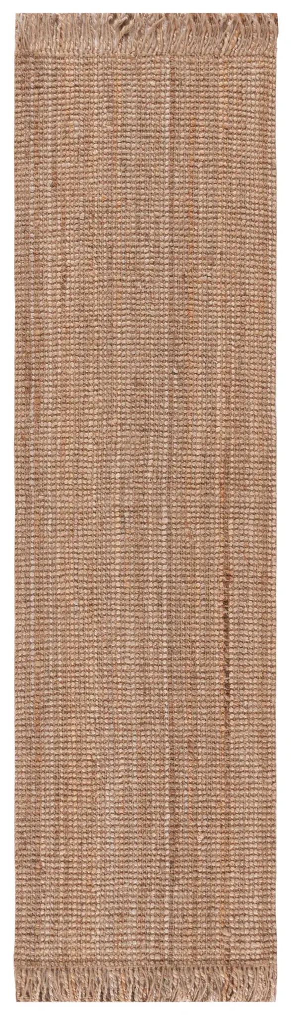 Natural Fiber Fringed Solid Hand-Woven Jute Rug