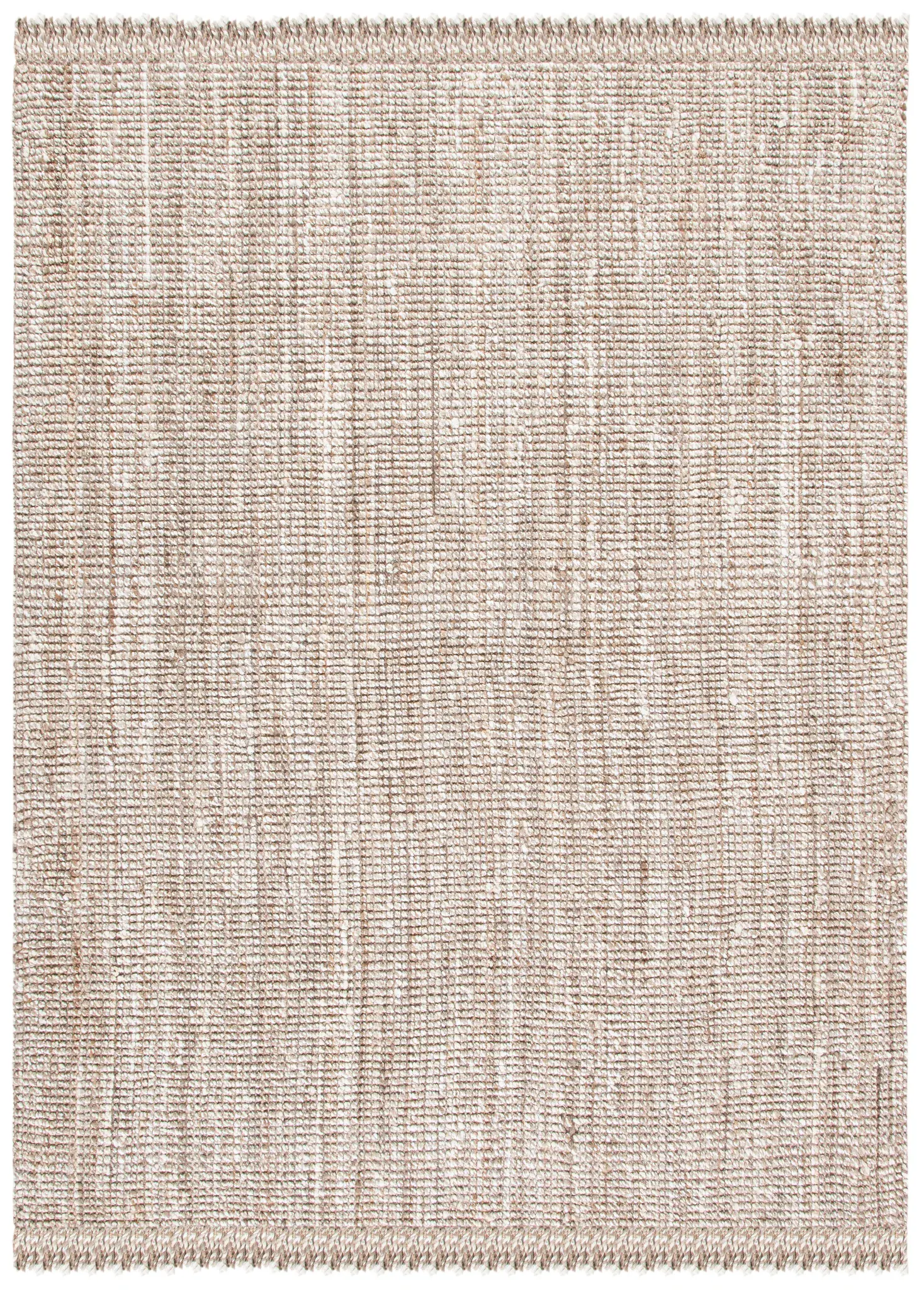 Natural Fiber Coastal Chunky Hand-Woven Shag Jute Rug