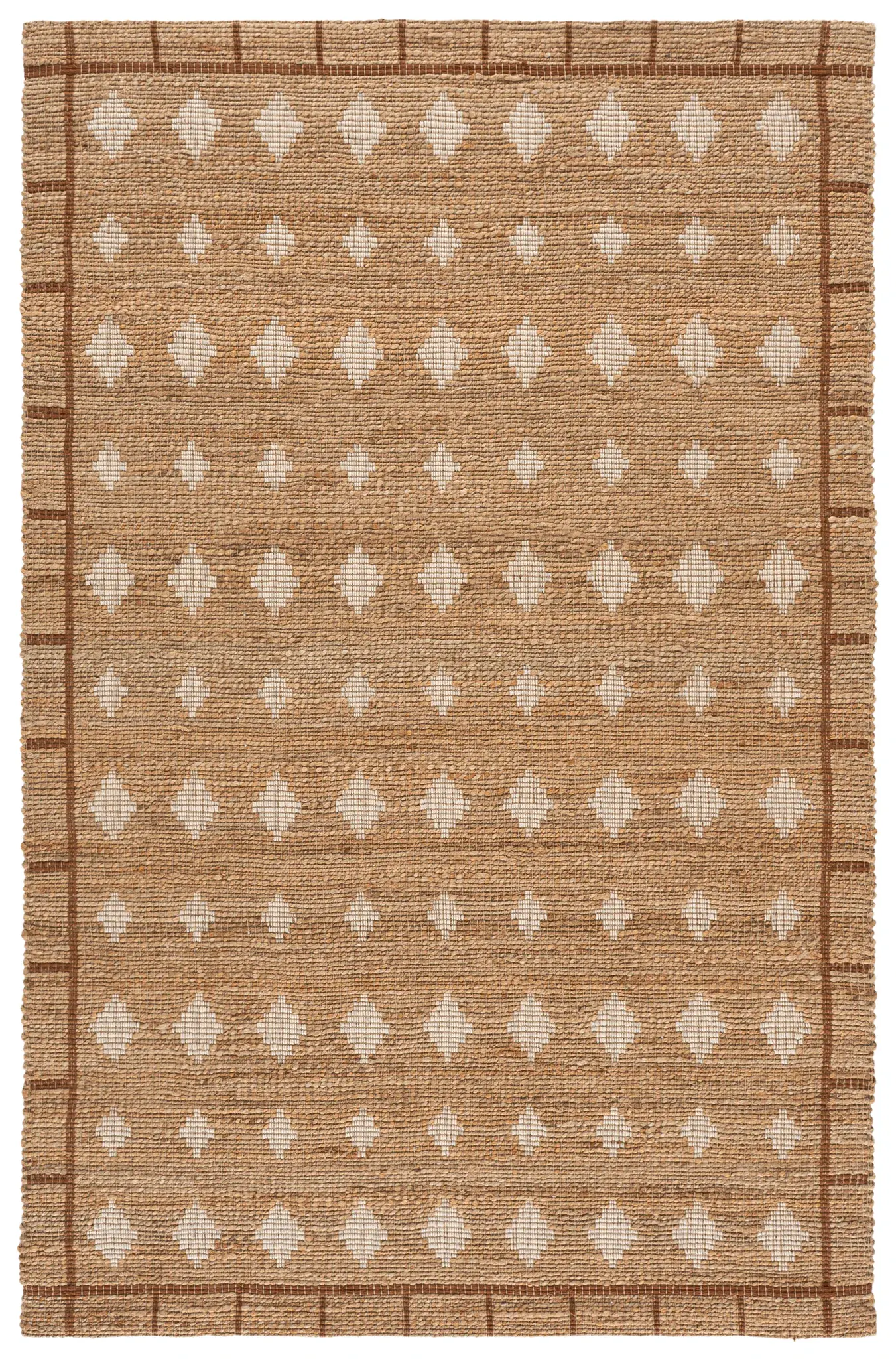 Natural Fiber Diamond Coastal Rug