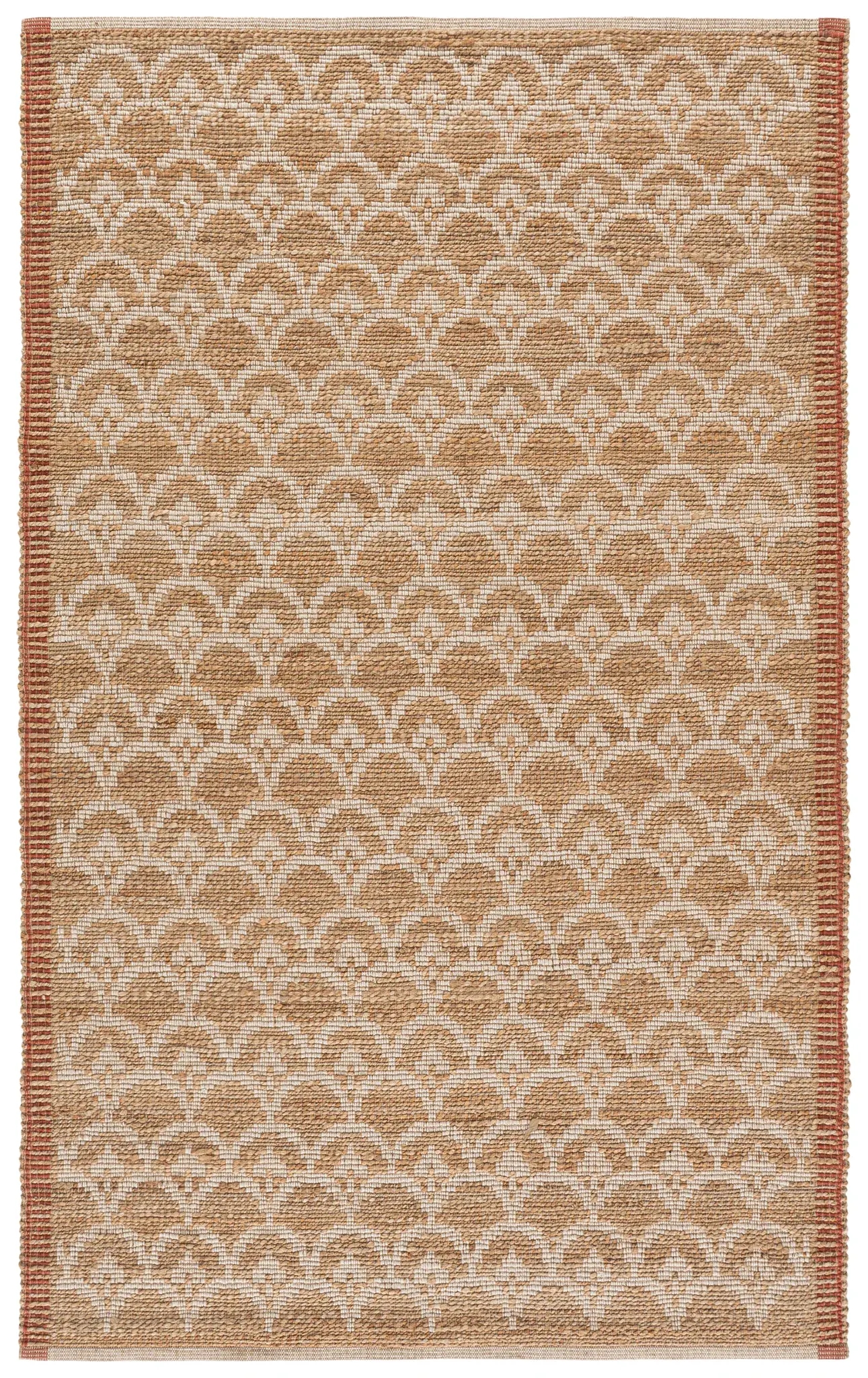 Natural Fiber Coastal Scallop Rug