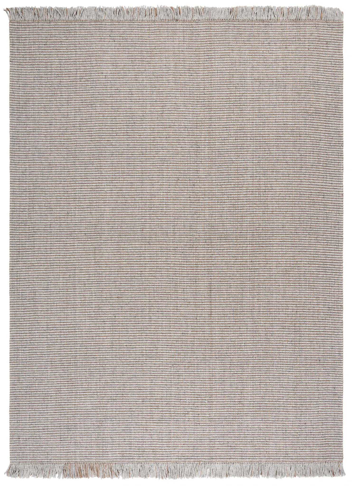 Natural Fiber Scandinavian Solid Rug